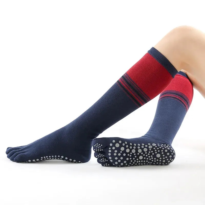 024 Autumn Winter Women's Five-Finger Crew Socks