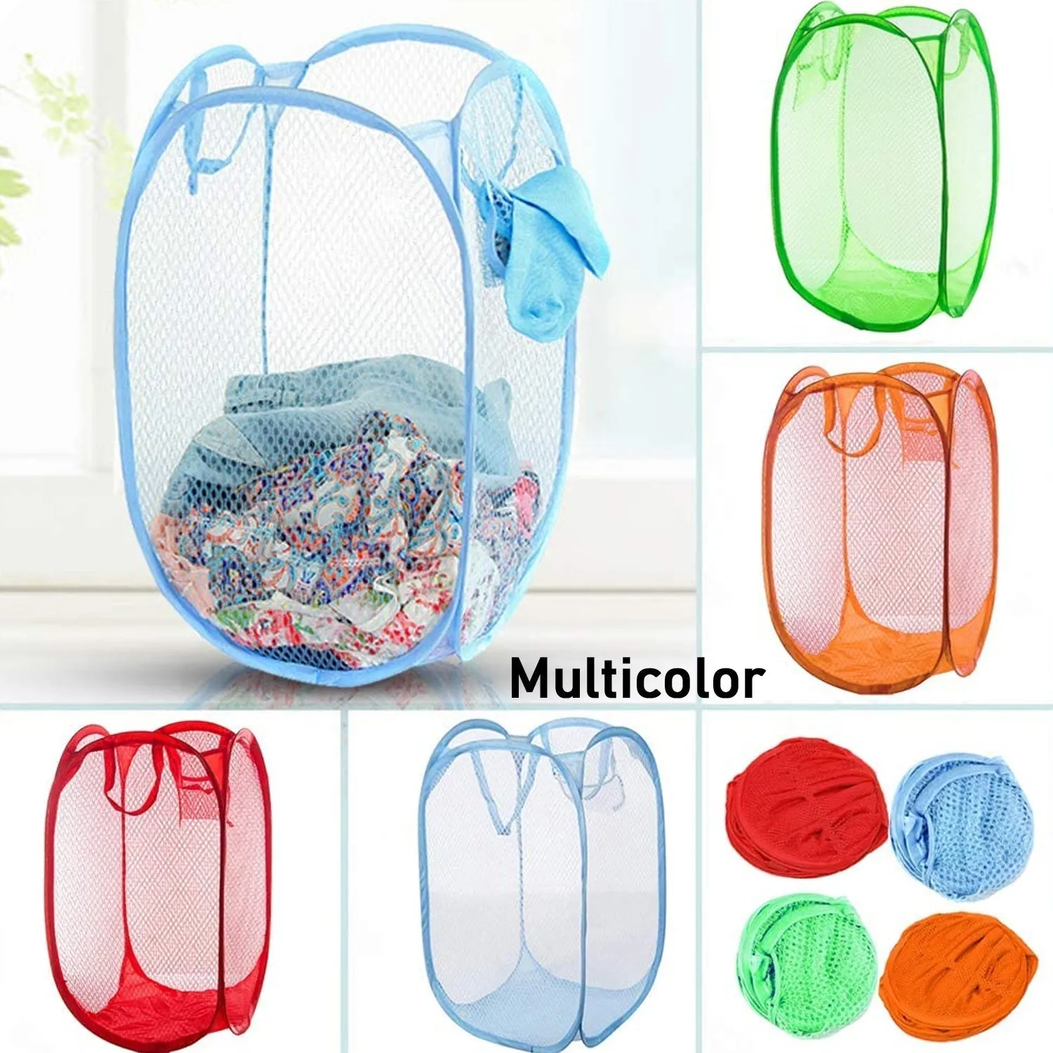 0252 Foldable Laundry Basket ,Storage Box ,Multipurpose Basket