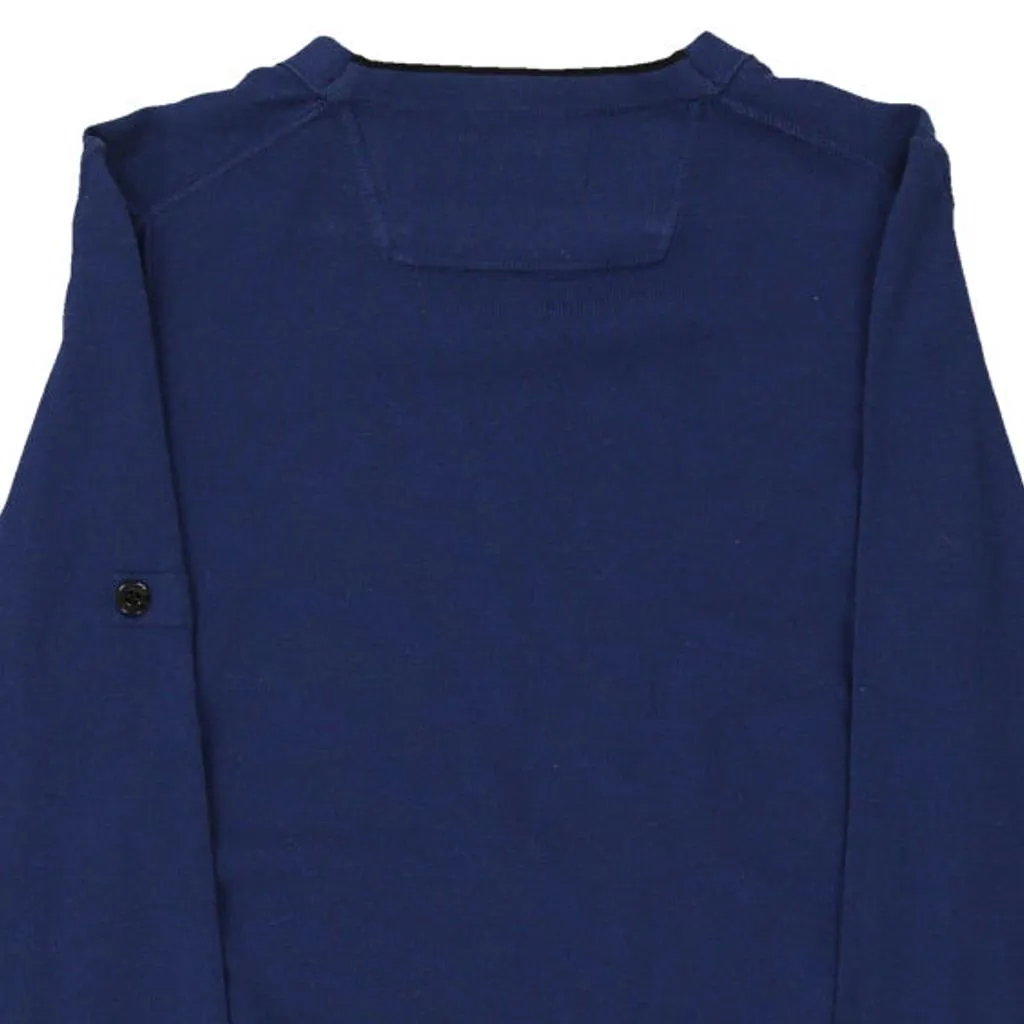 14 Years Stone Island Jumper - Medium Blue Cotton