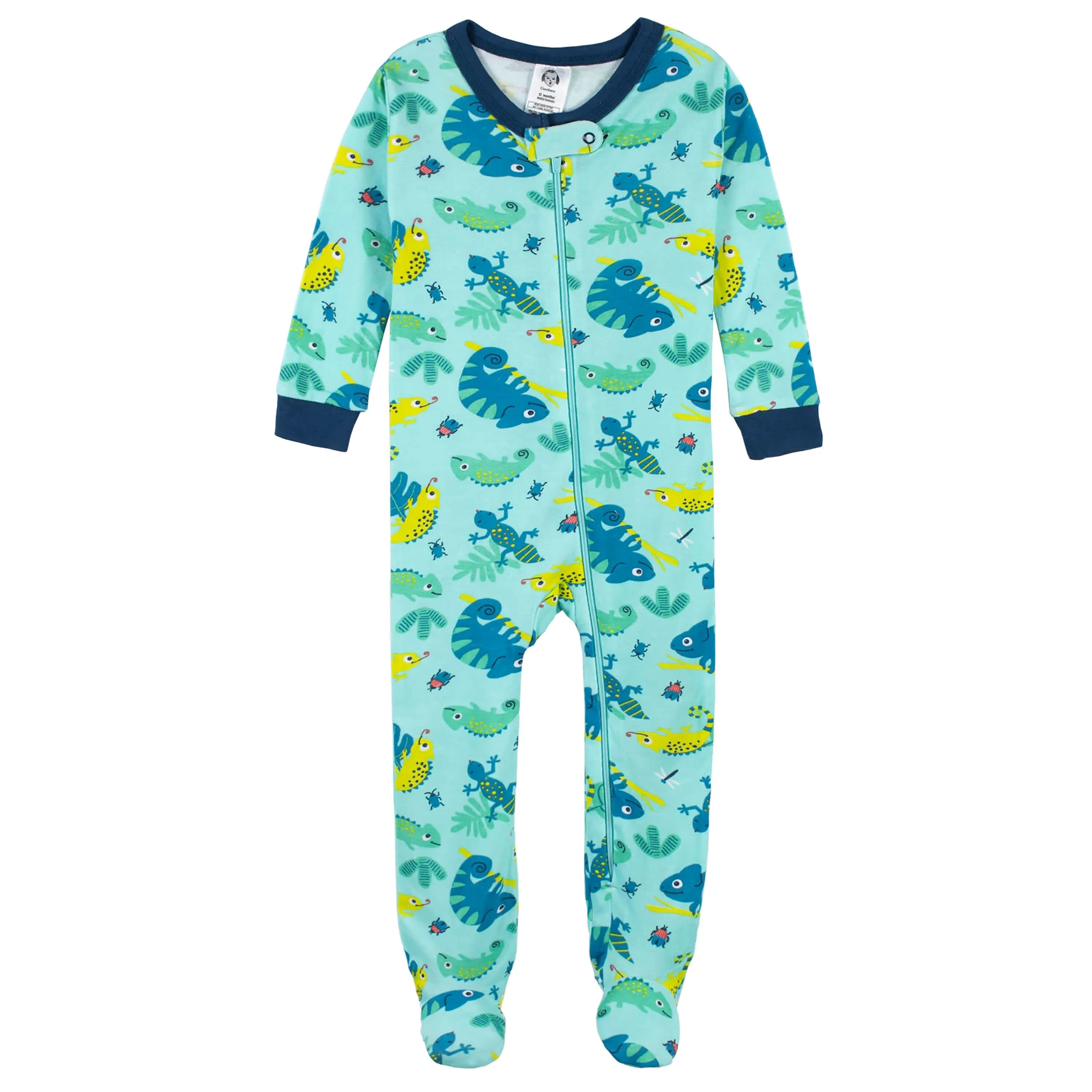 2-Pack Baby & Toddler Boys Bug Expert Snug Fit Footed Cotton Pajamas