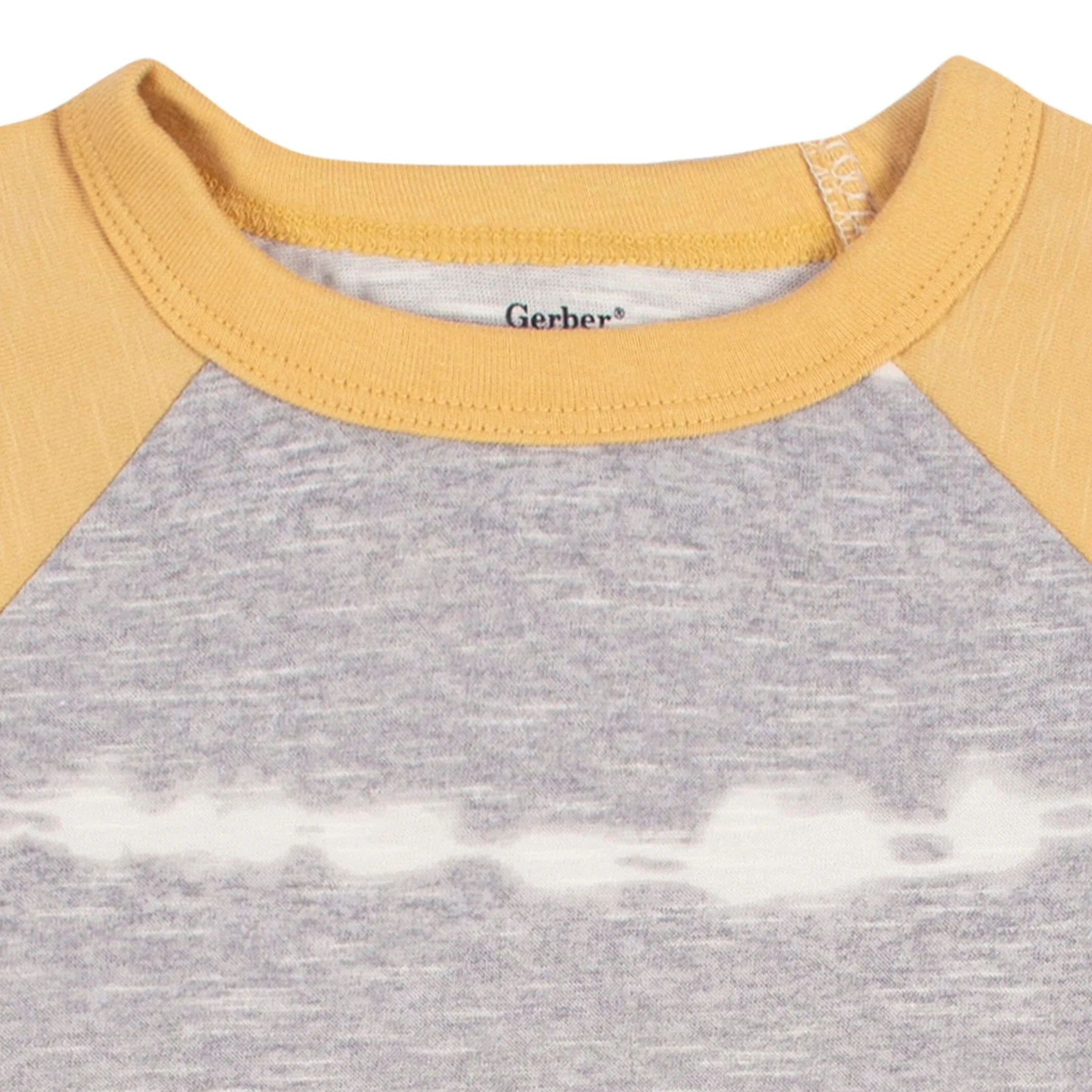 2-Pack Infant & Toddler Boys Rust & Gray Tie Dye Raglan Tees