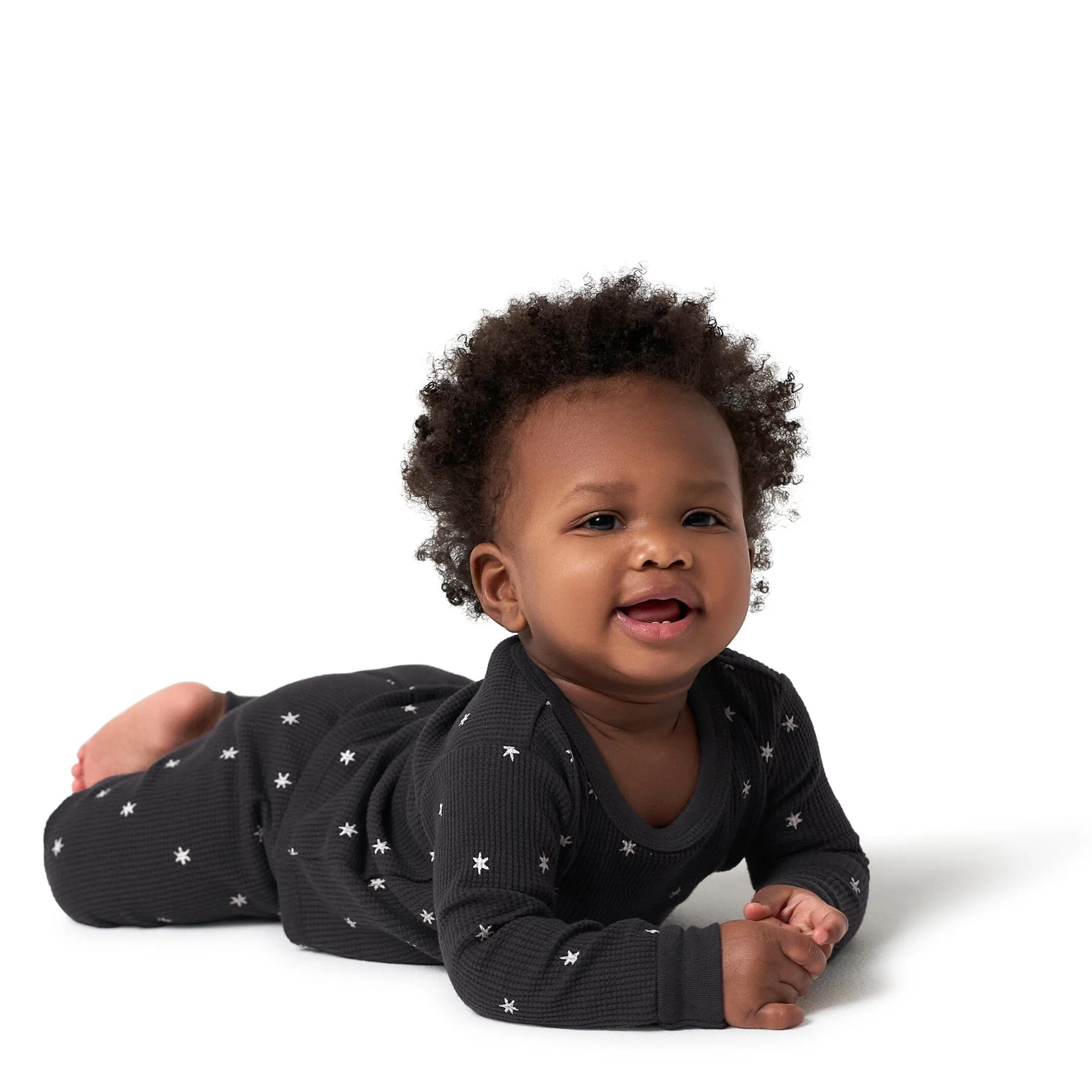 2-Piece Baby & Toddler Neutral Starburst Snug Fit Pajama Set