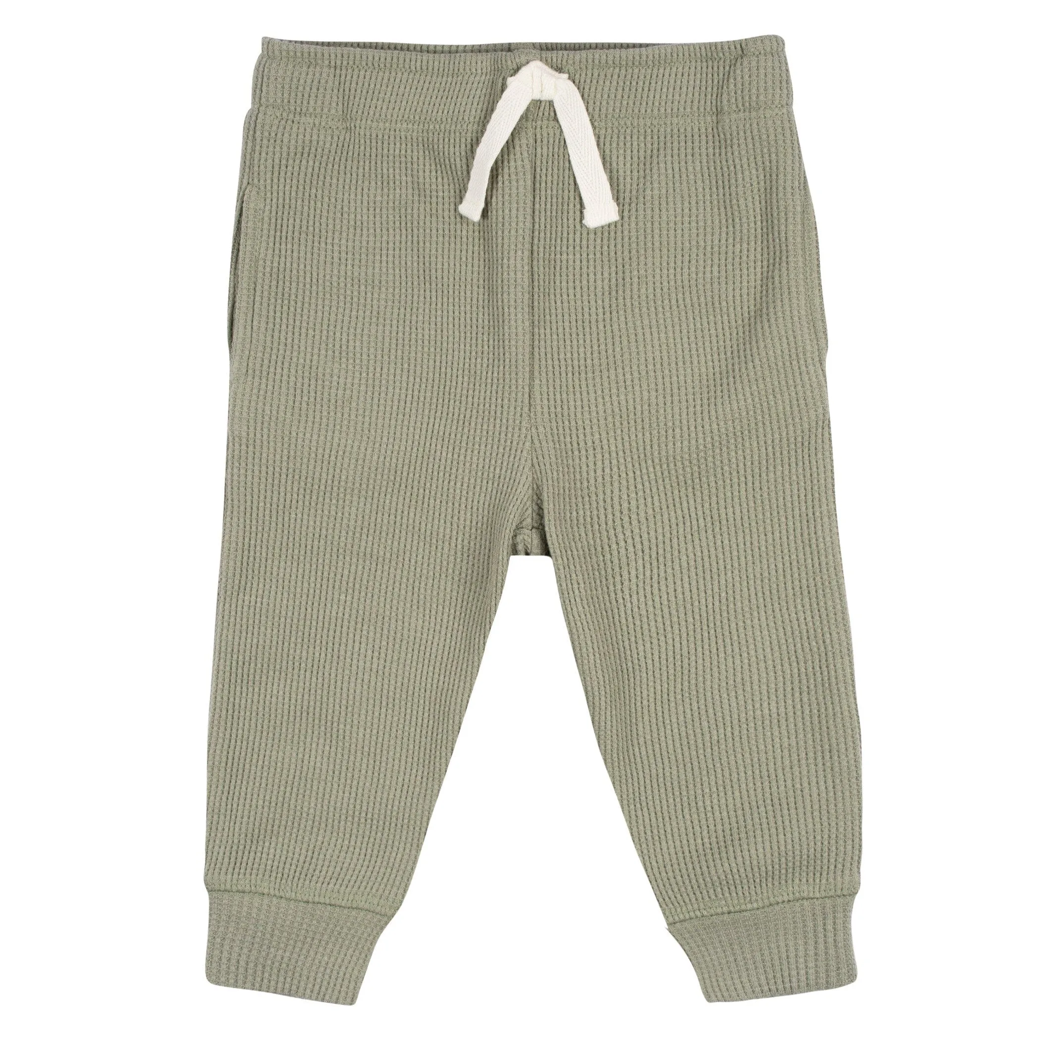 2-Piece Baby Boys Green Top & Jogger Set