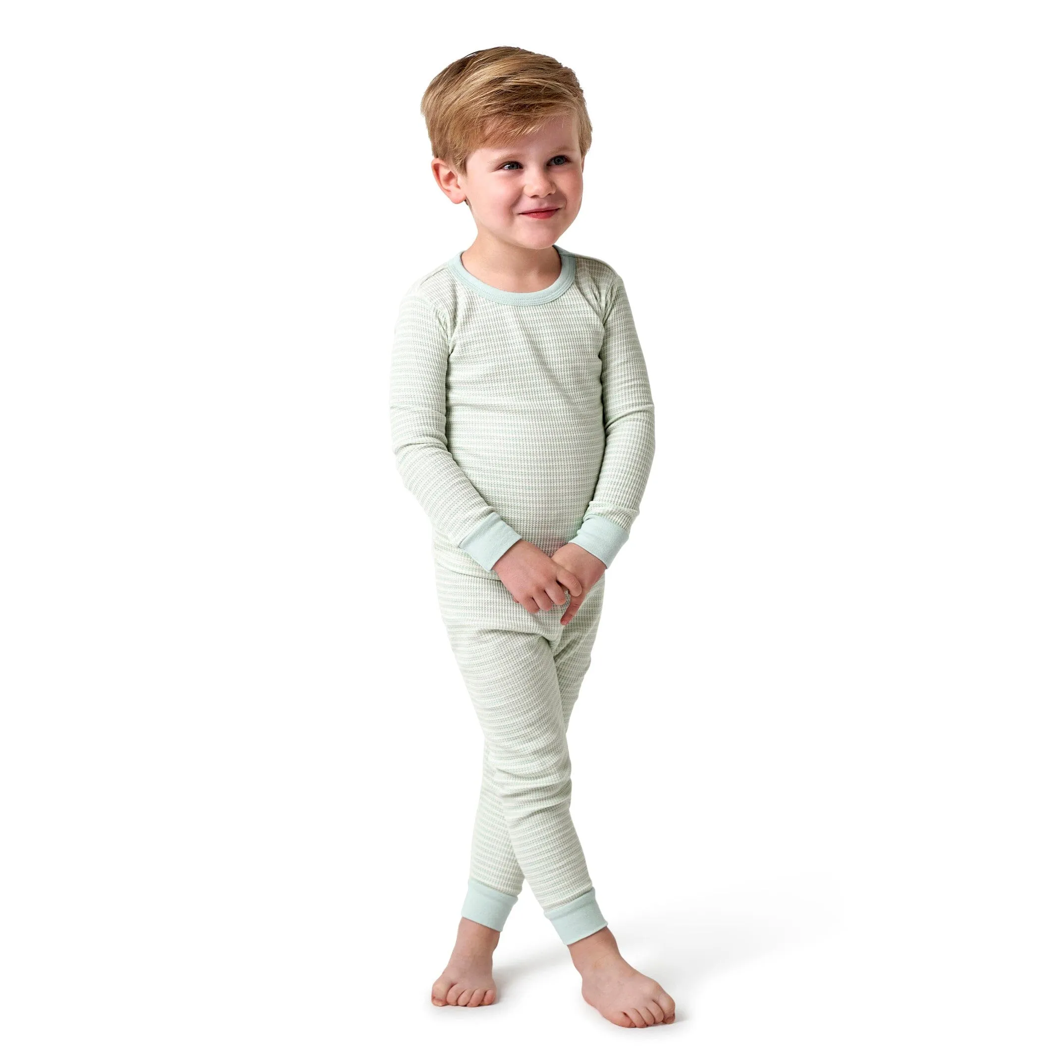 2-Piece Infant & Toddler Boys Stripe Snug Fit Pajama Set