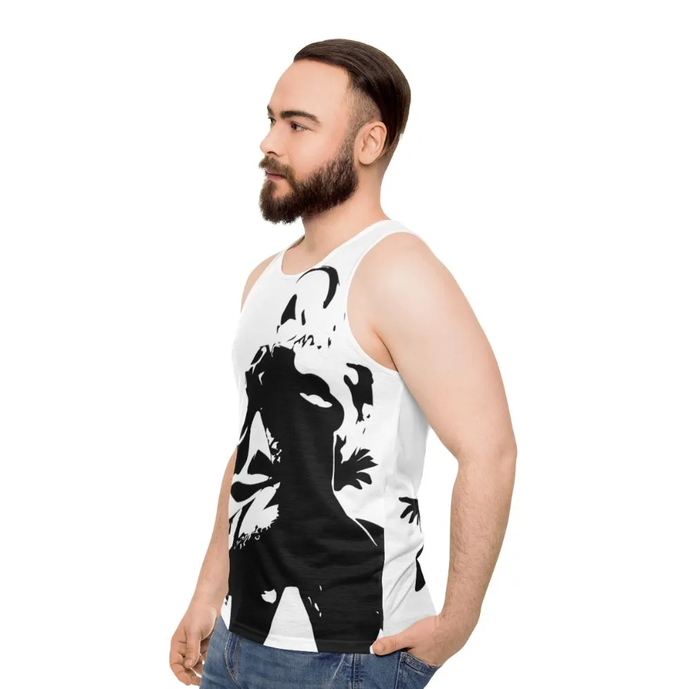 2B Silhouette Unisex Tank Top for Nier Automata Fans