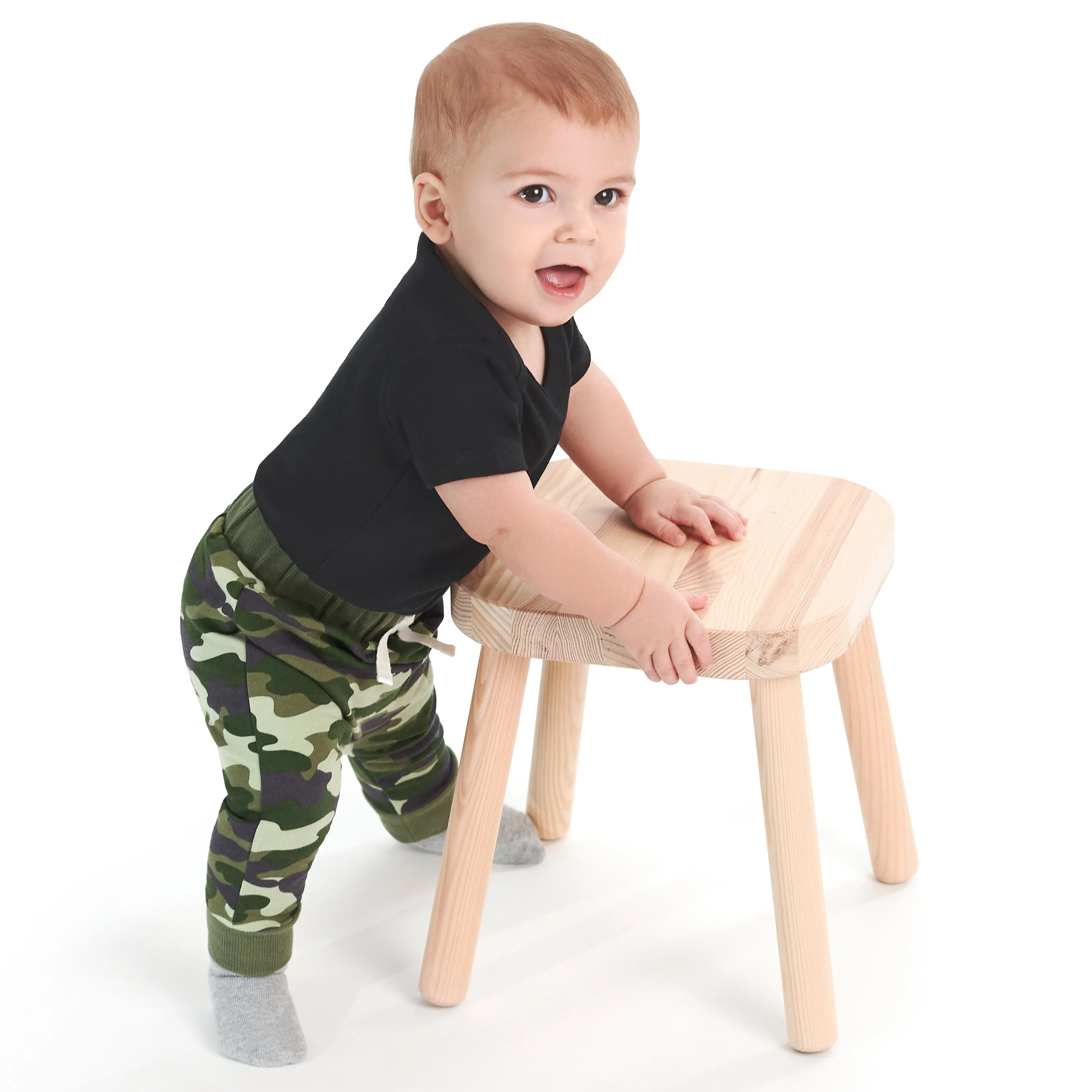 3-Pack Baby & Toddler Boys Camo Premium Jogger