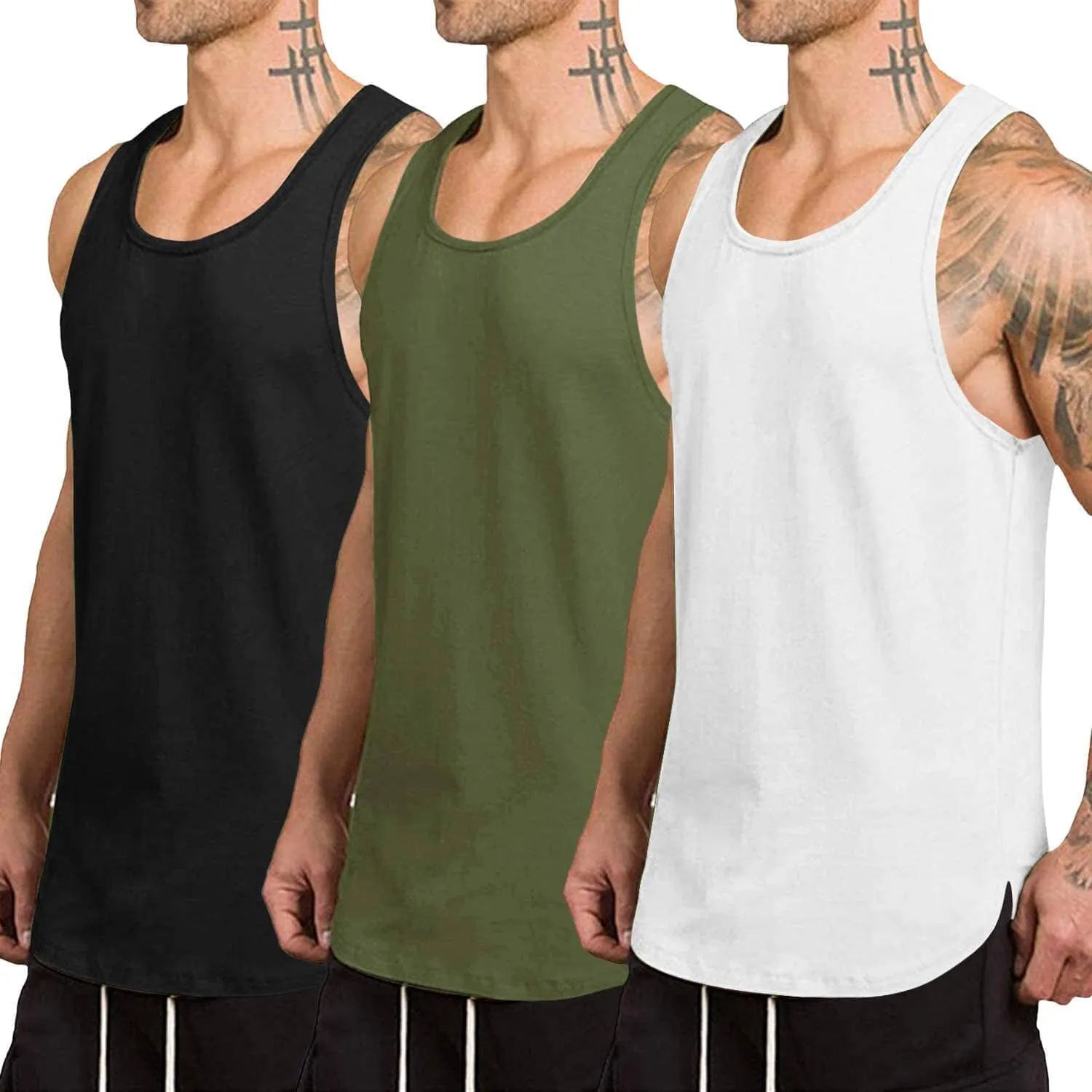 3-Pack Quick Dry Gym Vest (US Only)