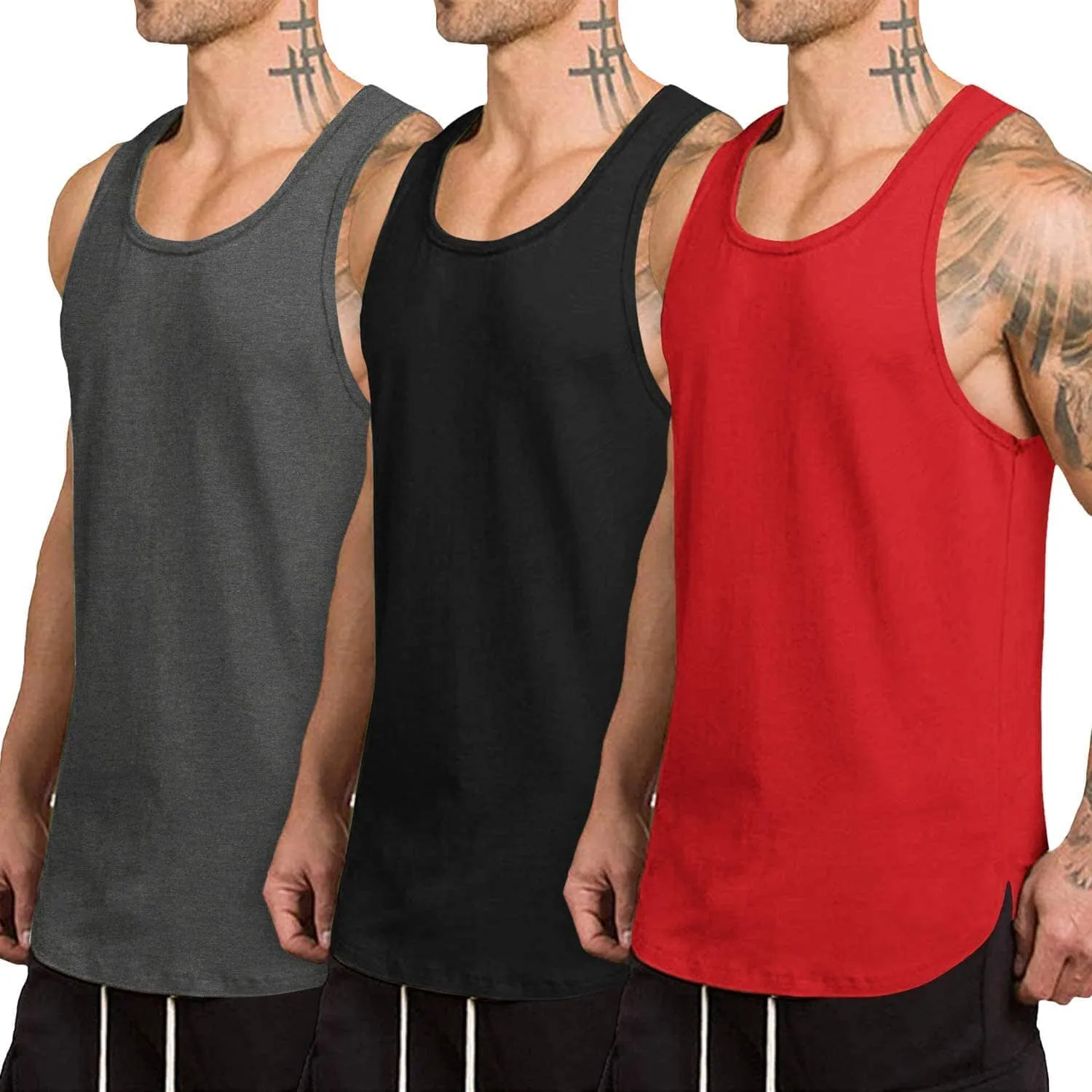 3-Pack Quick Dry Gym Vest (US Only)