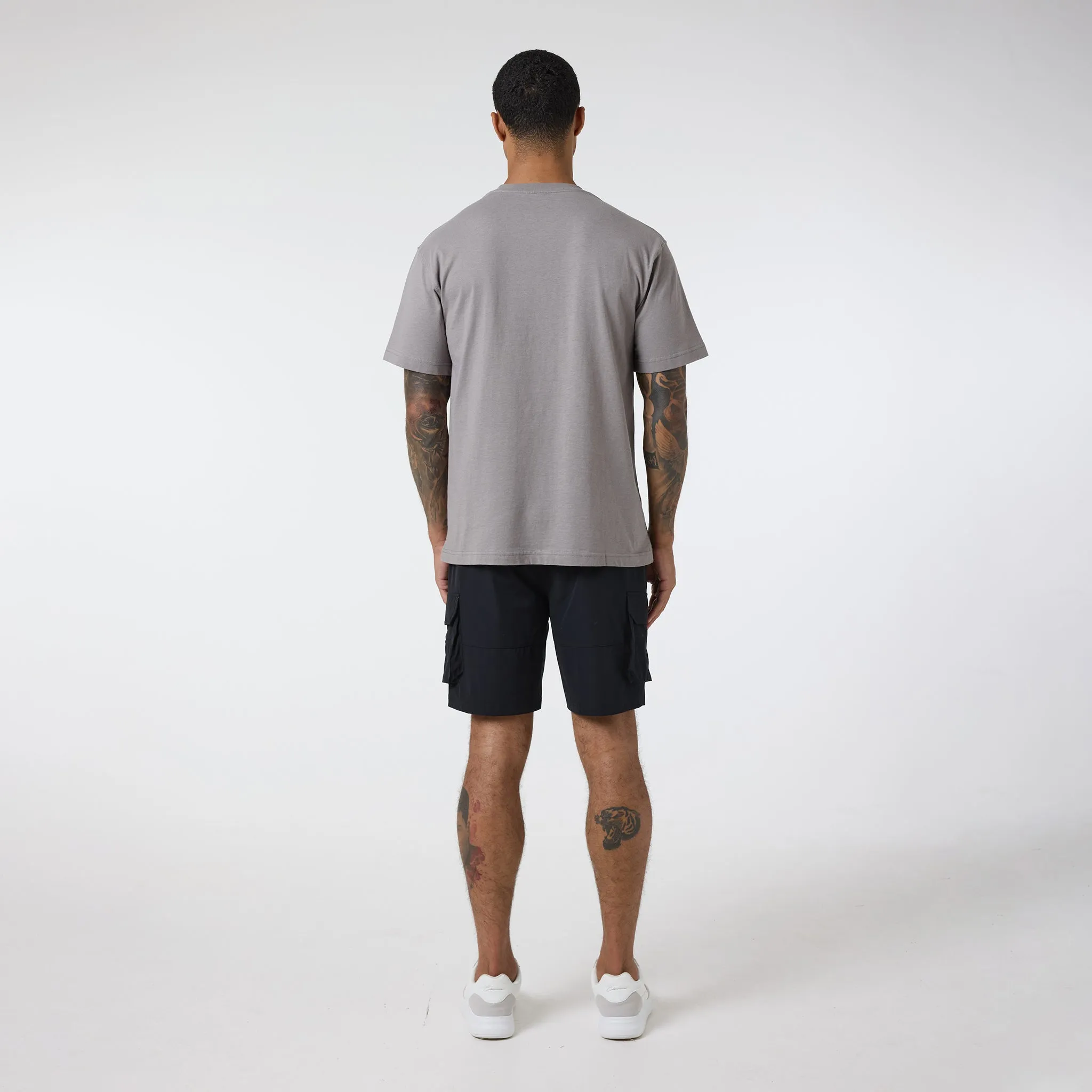 3-Pack Relaxed Fit T-Shirts | Dark Grey/Stone/White