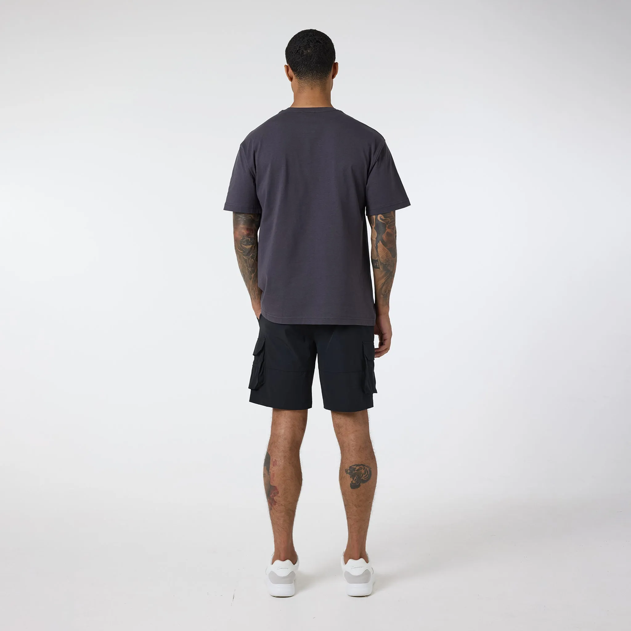 3-Pack Relaxed Fit T-Shirts | Dark Grey/Stone/White