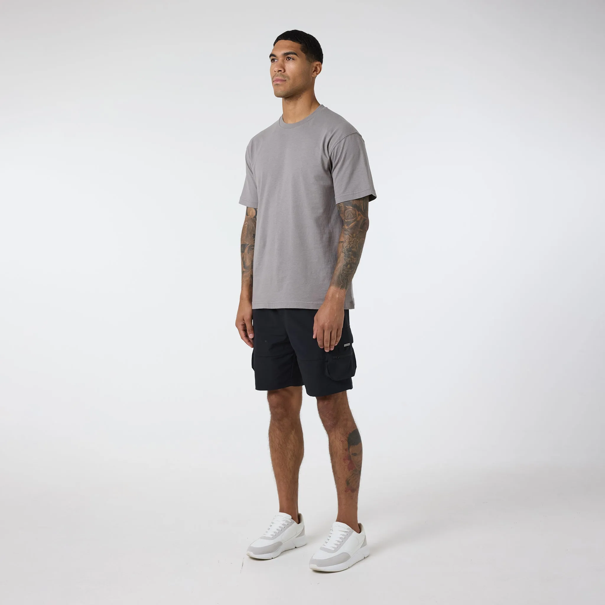 3-Pack Relaxed Fit T-Shirts | Dark Grey/Stone/White