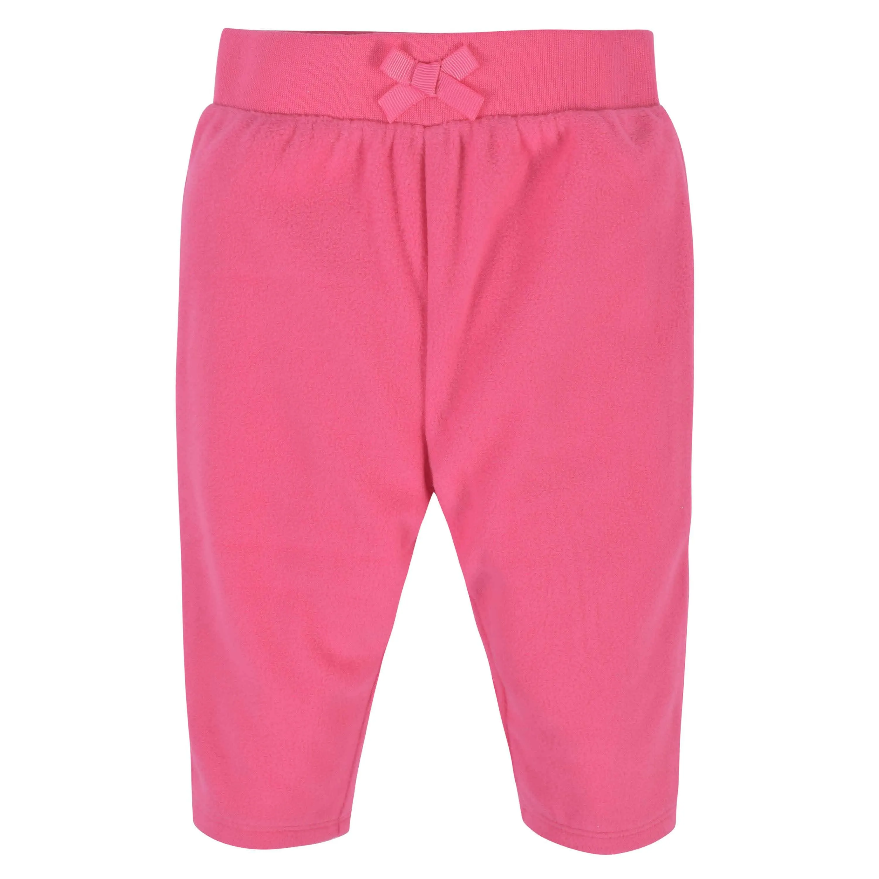 4-Pack Baby Girls Pink, Gray, & Black Microfleece Pants