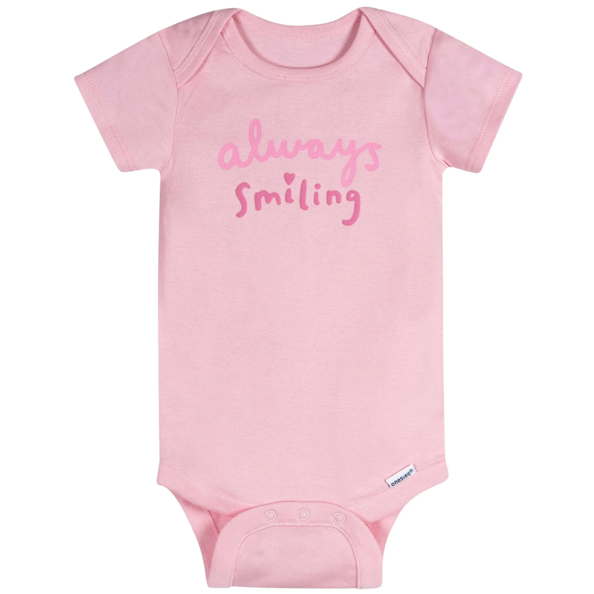 8-Pack Baby Girls Super Happy Onesies® Bodysuits