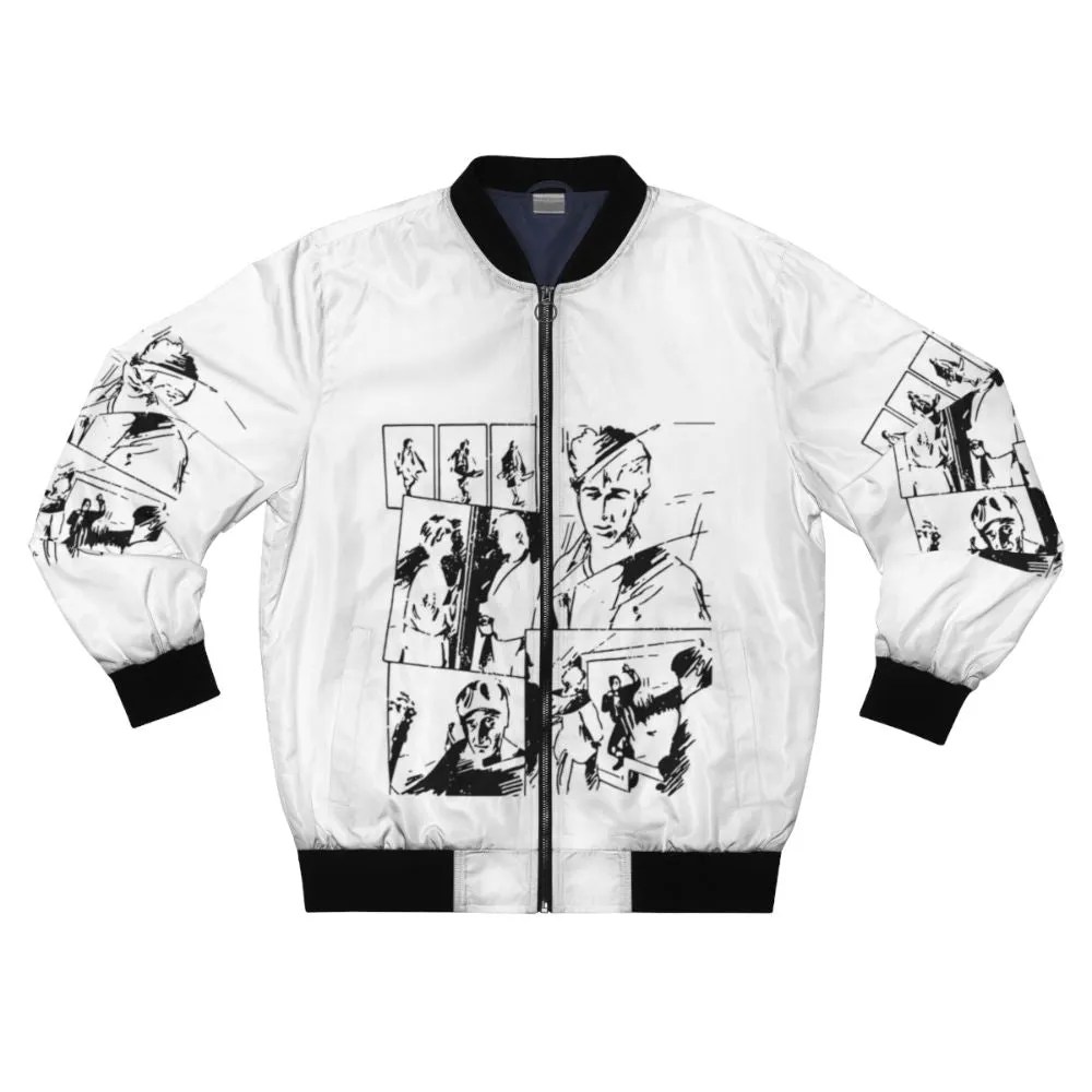 80s Bomber Jacket Inspired by A-ha's "Take On Me" Music Video