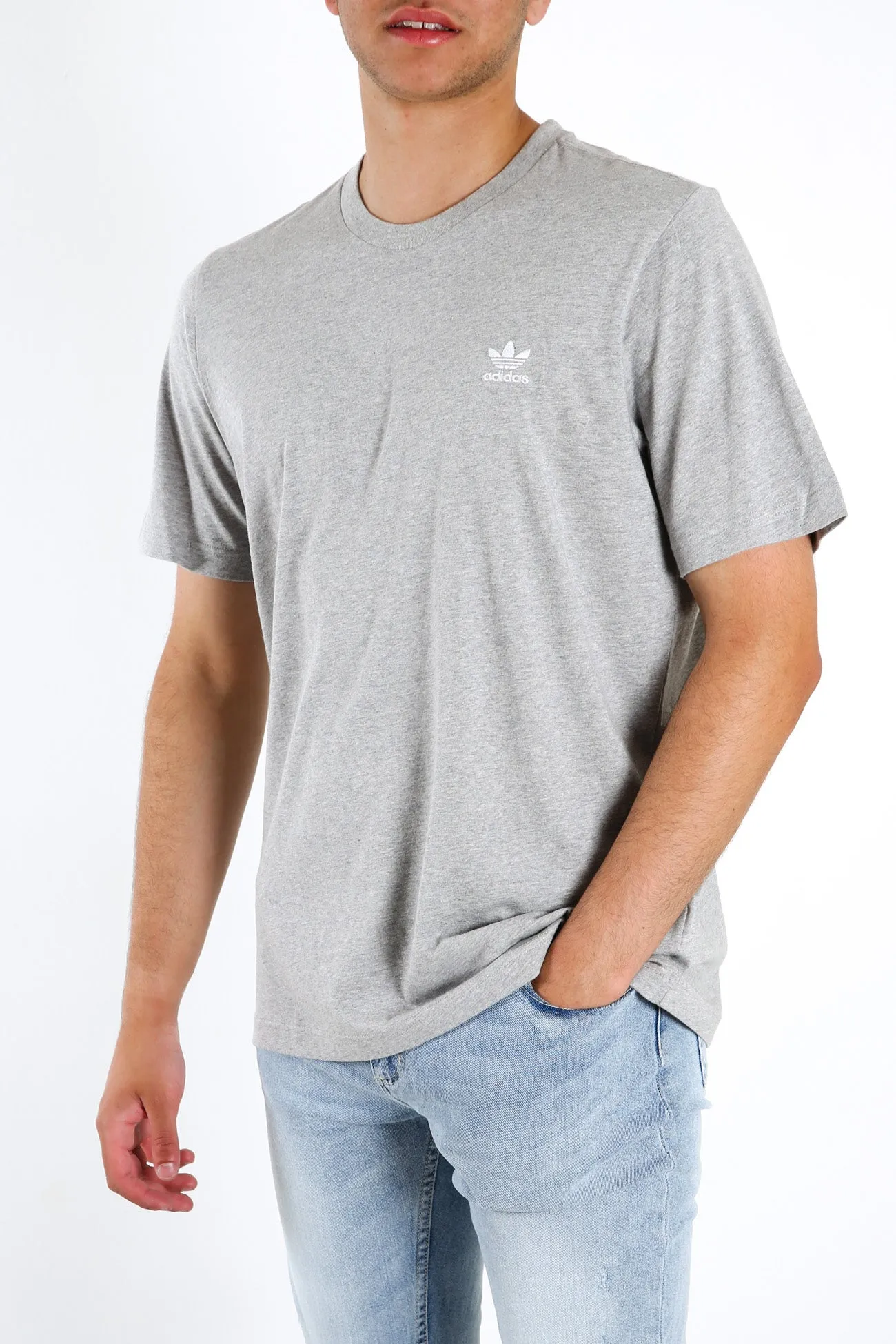 Adicolor Essentials Trefoil Tee Medium Grey Heather