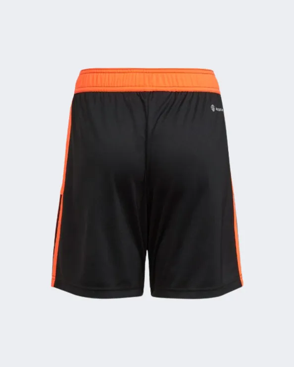 Adidas Tiro Essentials Boys Football Short Black/Orange Hm7935