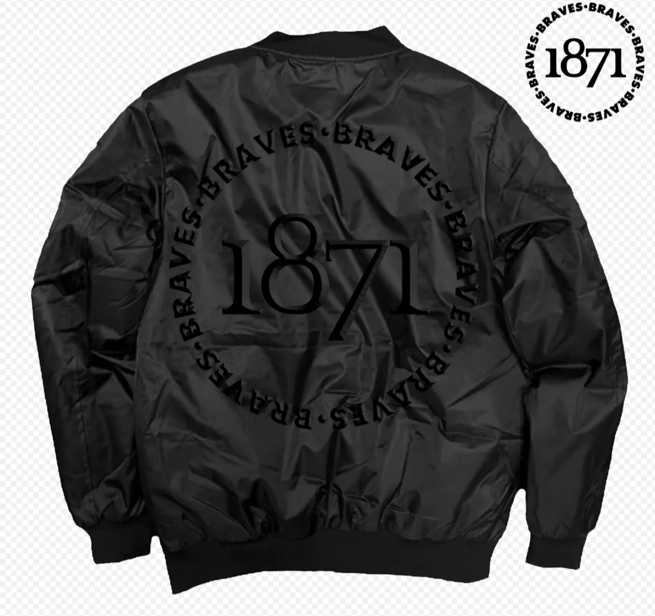 All Black Like My HBCU Black on Black Bomber Jacket: Alcorn State