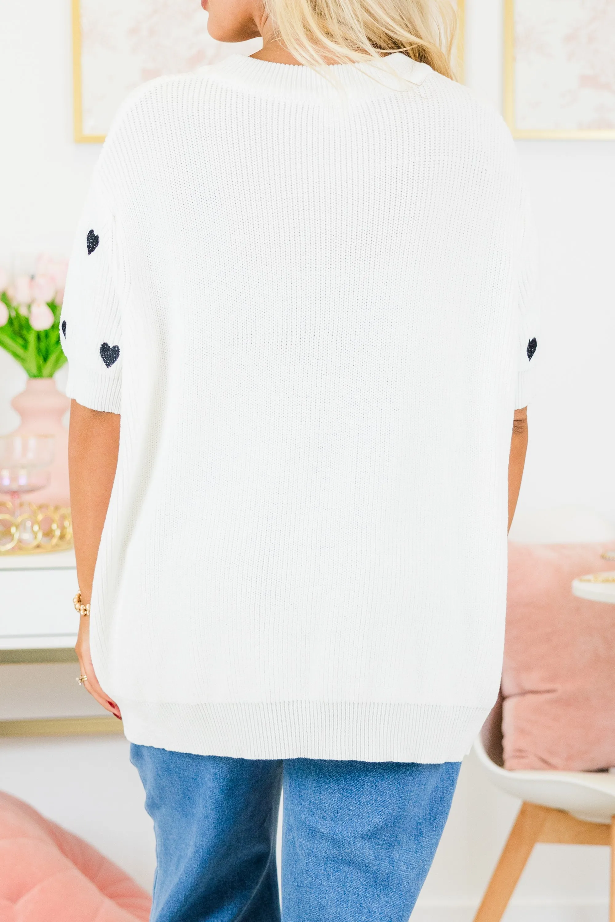 All I Want For Valentines Is You Sweater, White