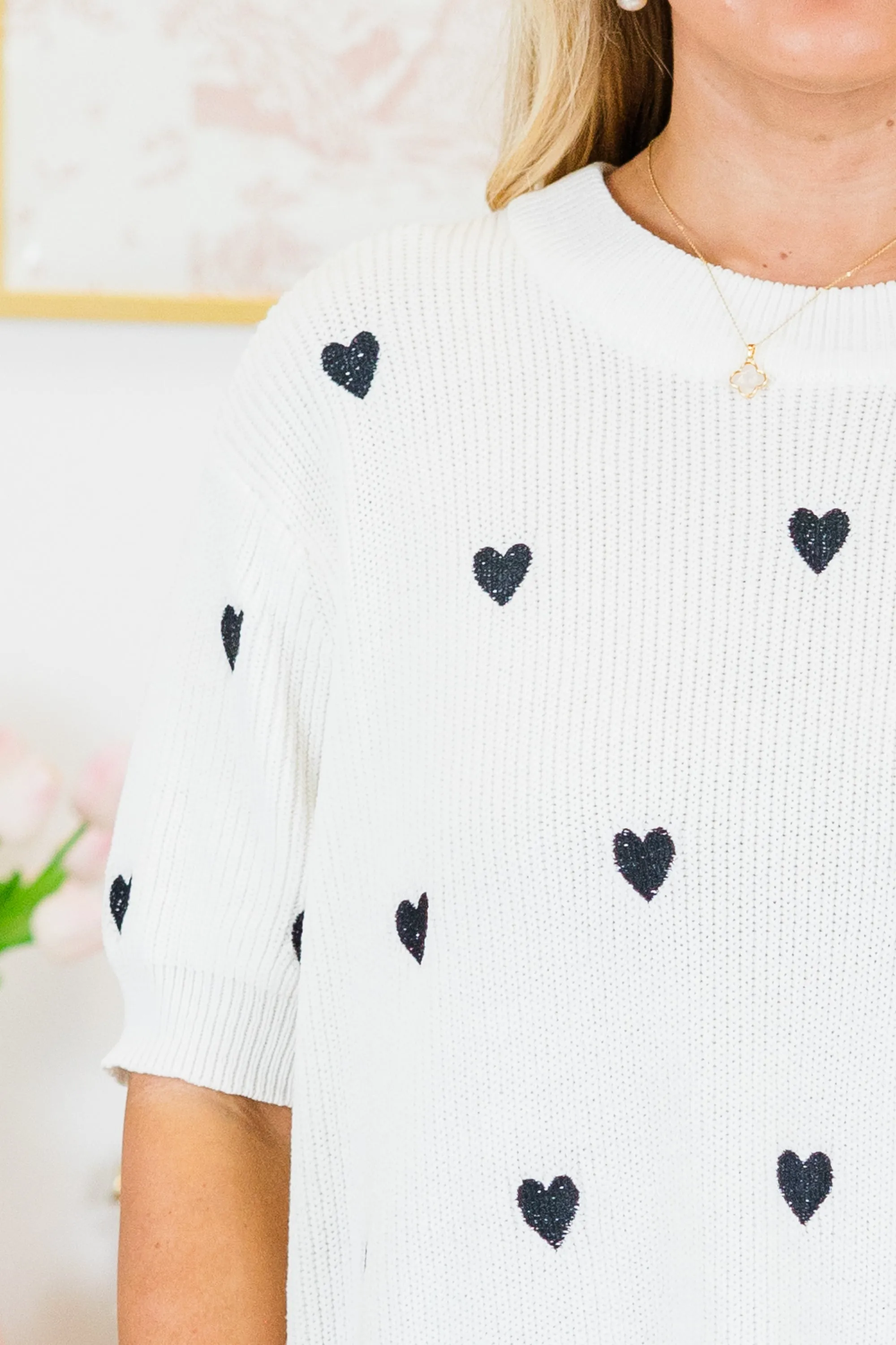 All I Want For Valentines Is You Sweater, White