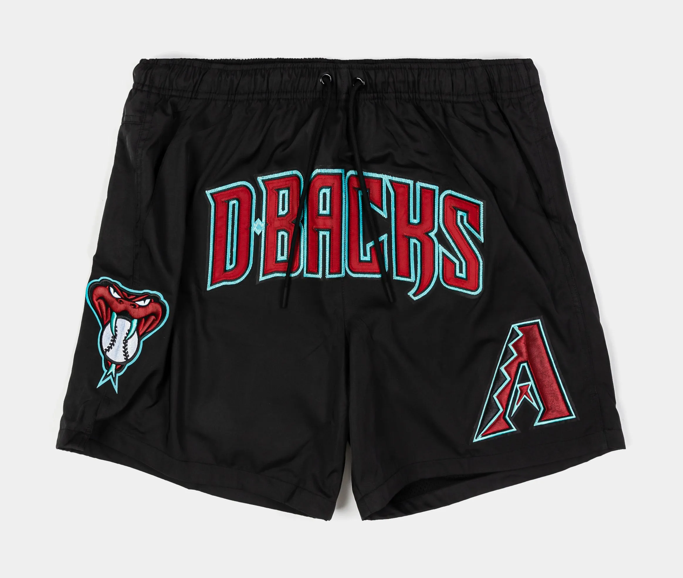 Ariziona Diamondbacks Classic Woven Mens Shorts (Black/Red)