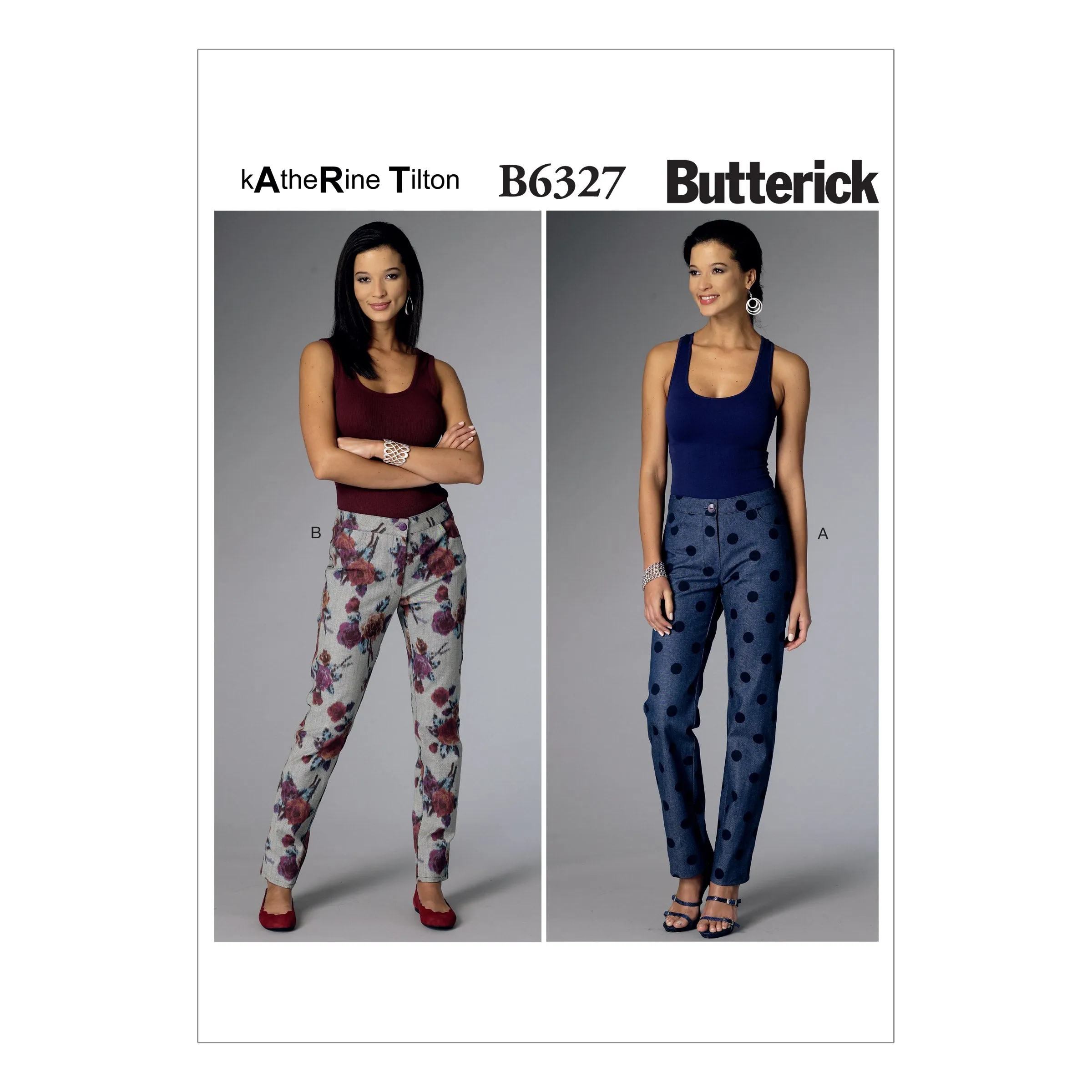 B6327 Misses' Tapered Pants