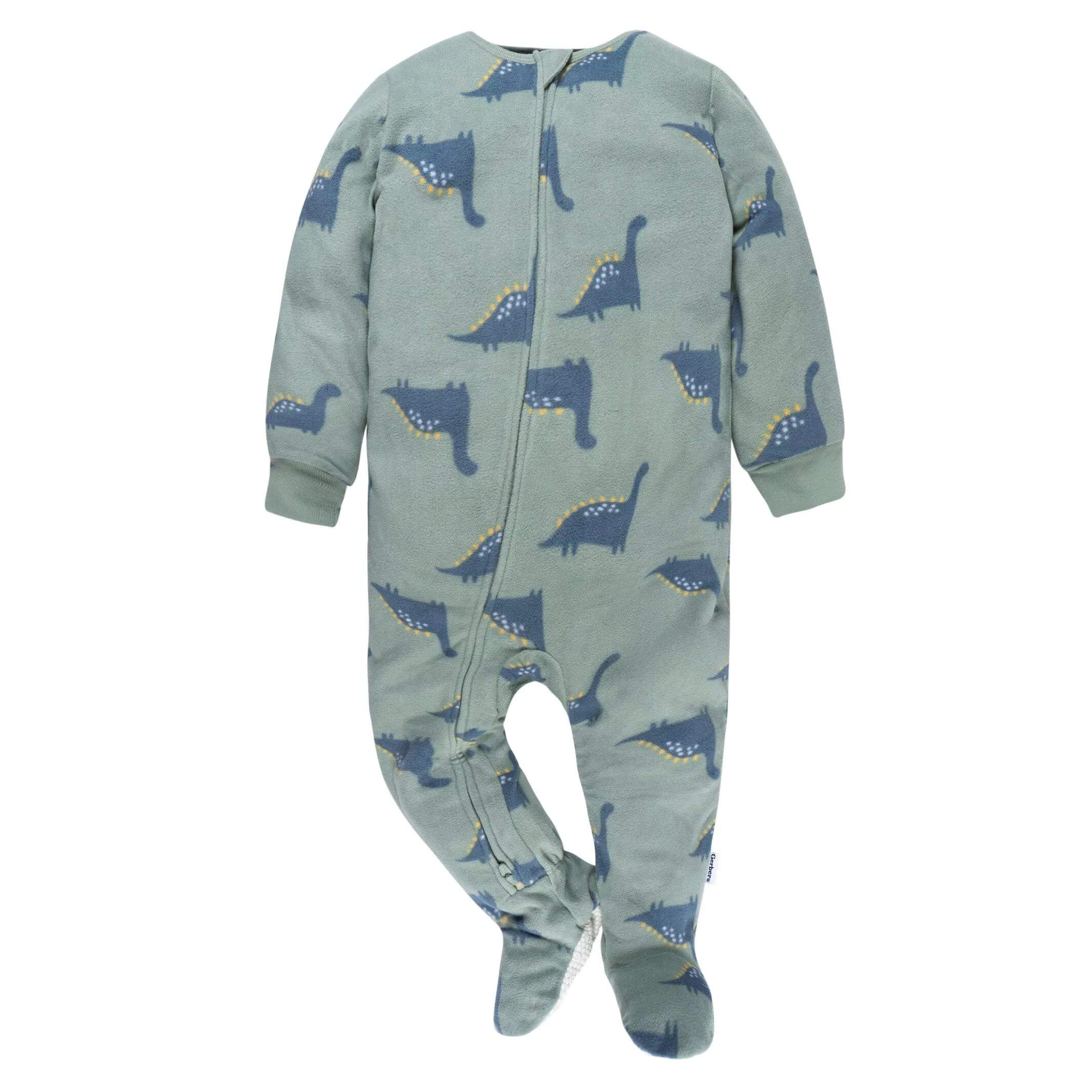 Baby & Toddler Boys Dino Footed Fleece Pajamas