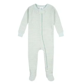 Baby Boys Stripe Snug Fit Footed Pajamas