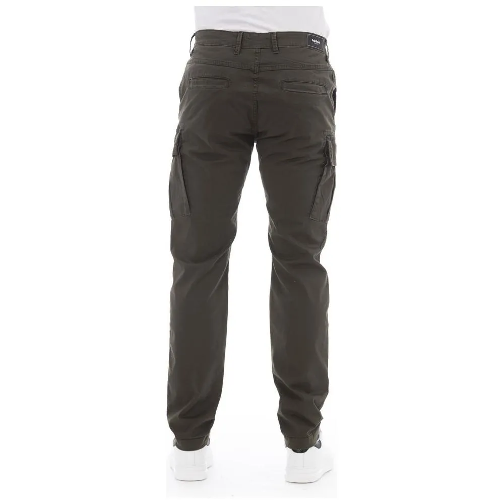 Baldinini Trend Army Cotton Men Cargo Pant