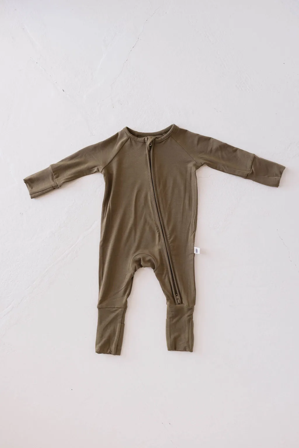 Bamboo Zip Pajamas | Olive Green | ff club