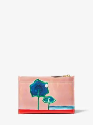 Bancroft Printed Calf Leather Christina Zimpel Pouch