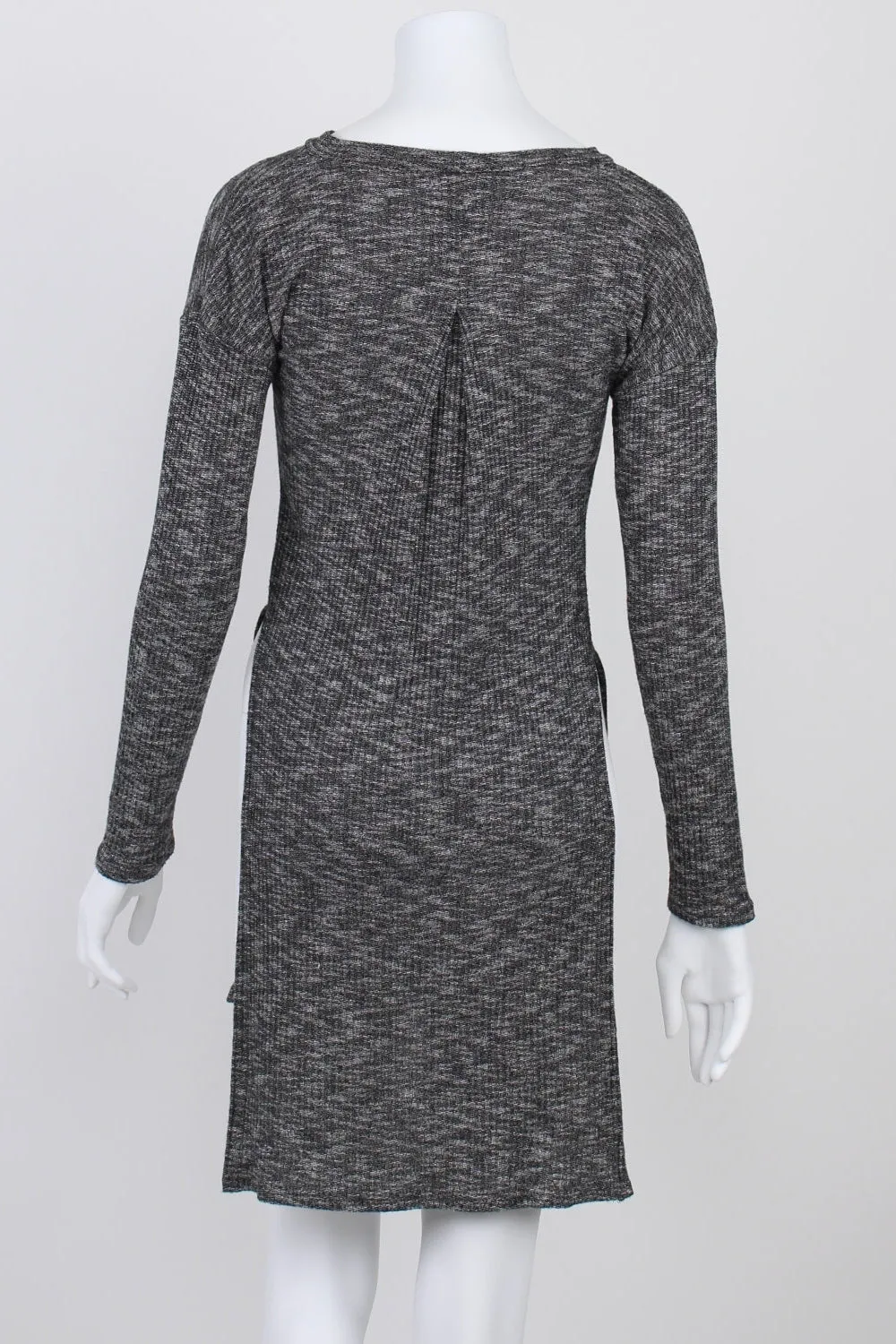 Bardot Grey Ribbed Side Split Jumper 6