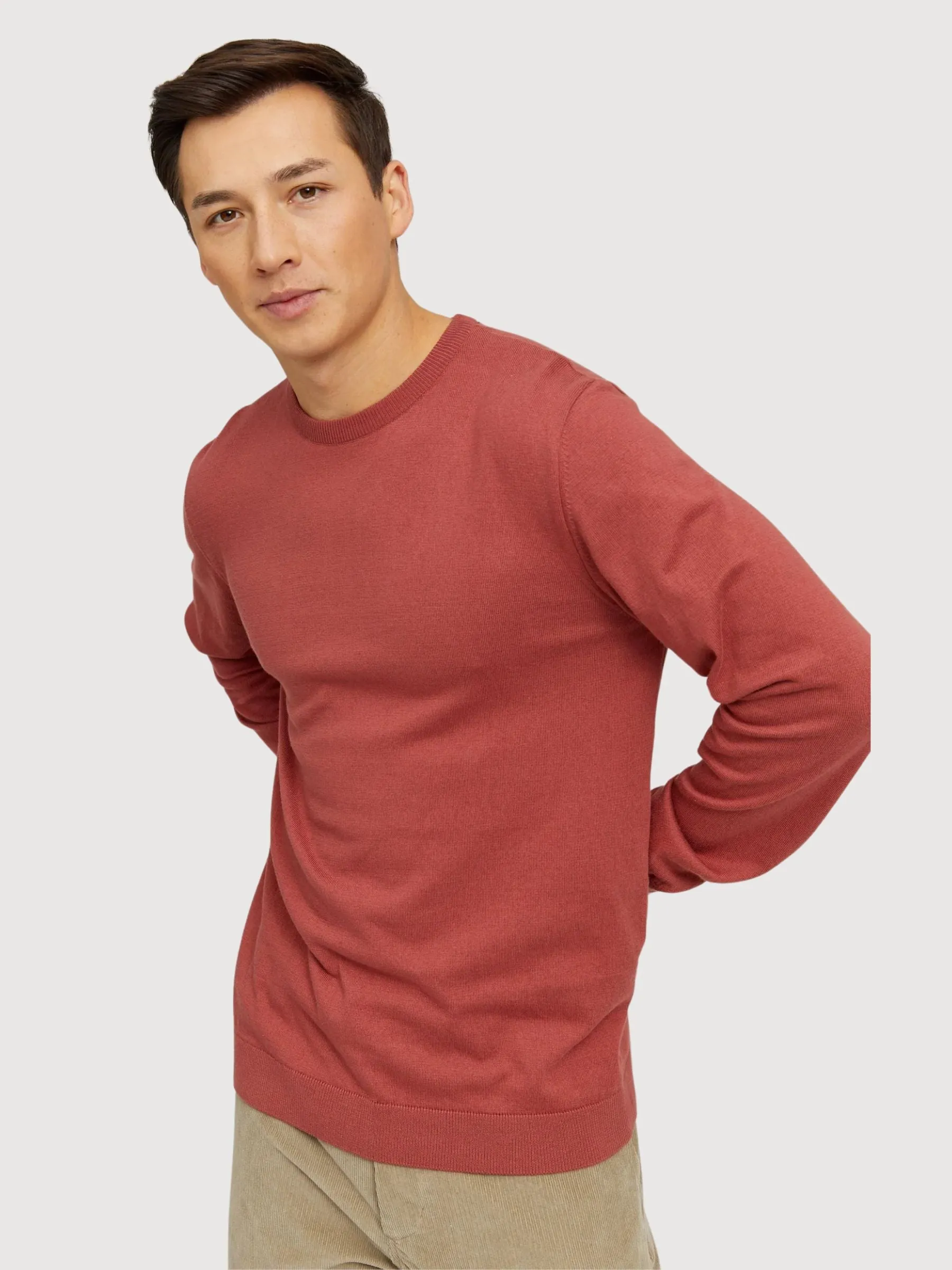 Baru Men Jumper Mahogany | Mazine