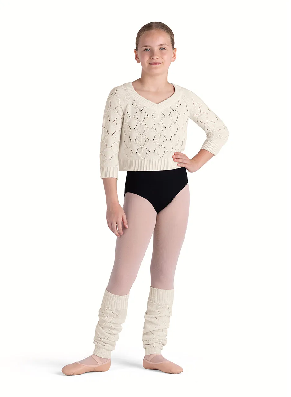 Bloch Child Knitted Crop Sweater CZ5256