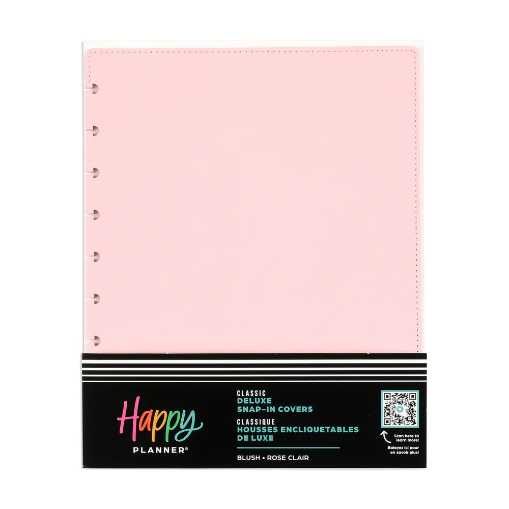 Blush - DELUXE Snap In Classic Planner Cover