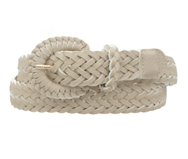 Braided Faux Leather Belt