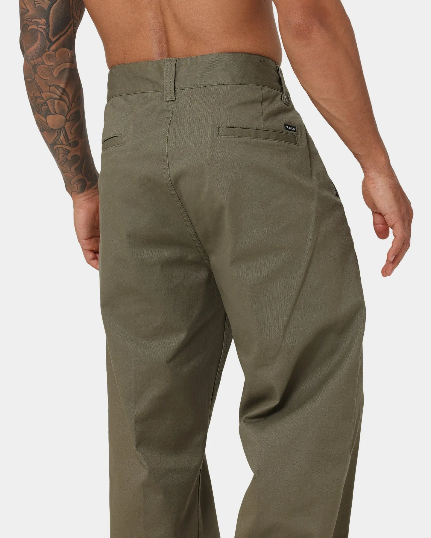 Brixton Choice Chino Relaxed Pants Military Olive