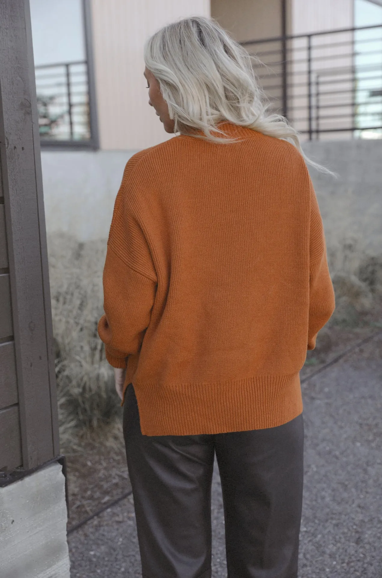 Burnt Orange Sweater