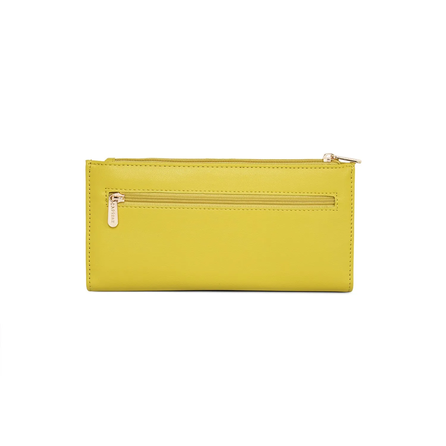 Caprese Erica Fold Wallet Medium Lime