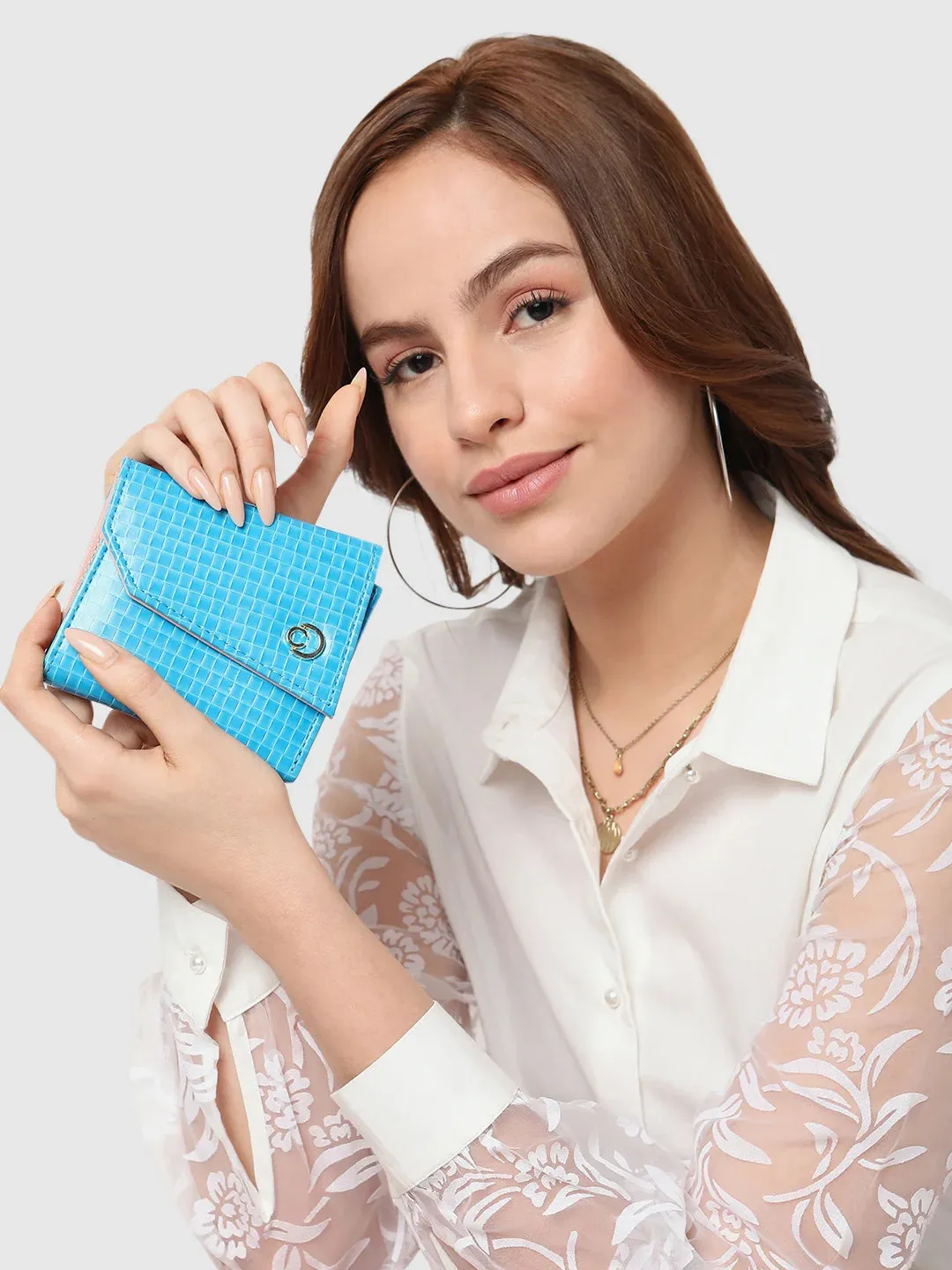 Caprese Ernesa Wallet Small Aqua