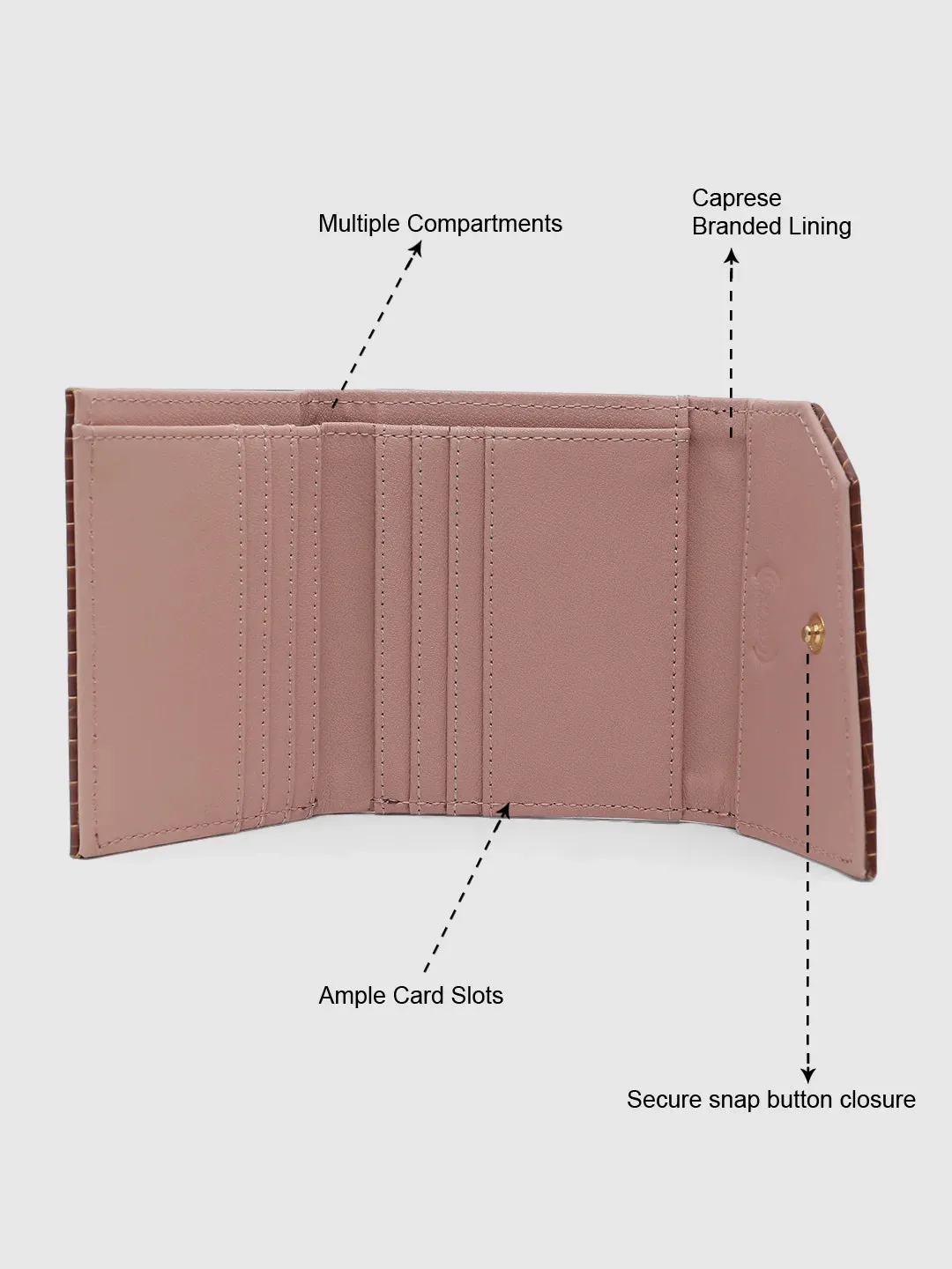 Caprese Ernesa Wallet Small Brown