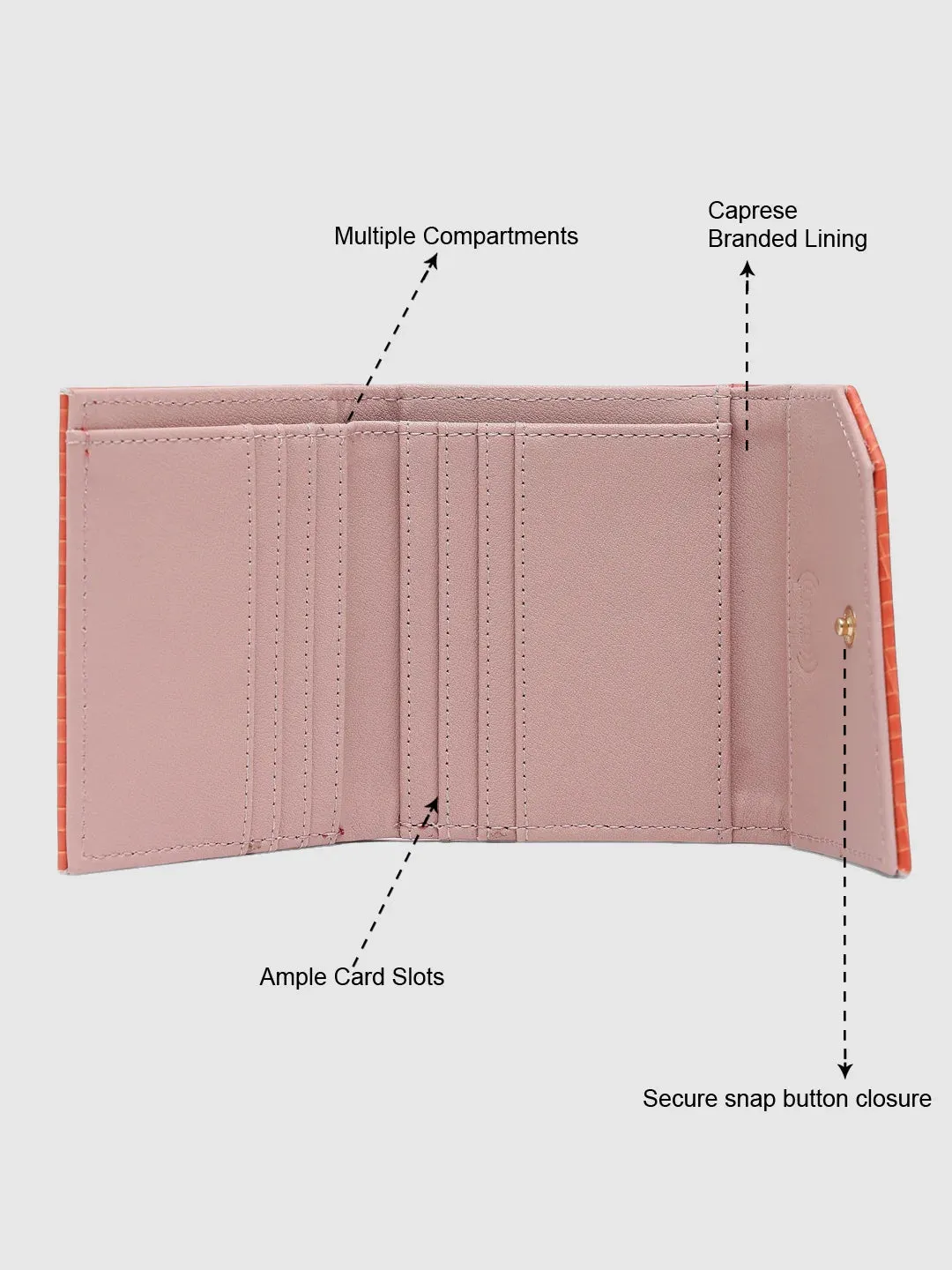 Caprese Ernesa Wallet Small Orange