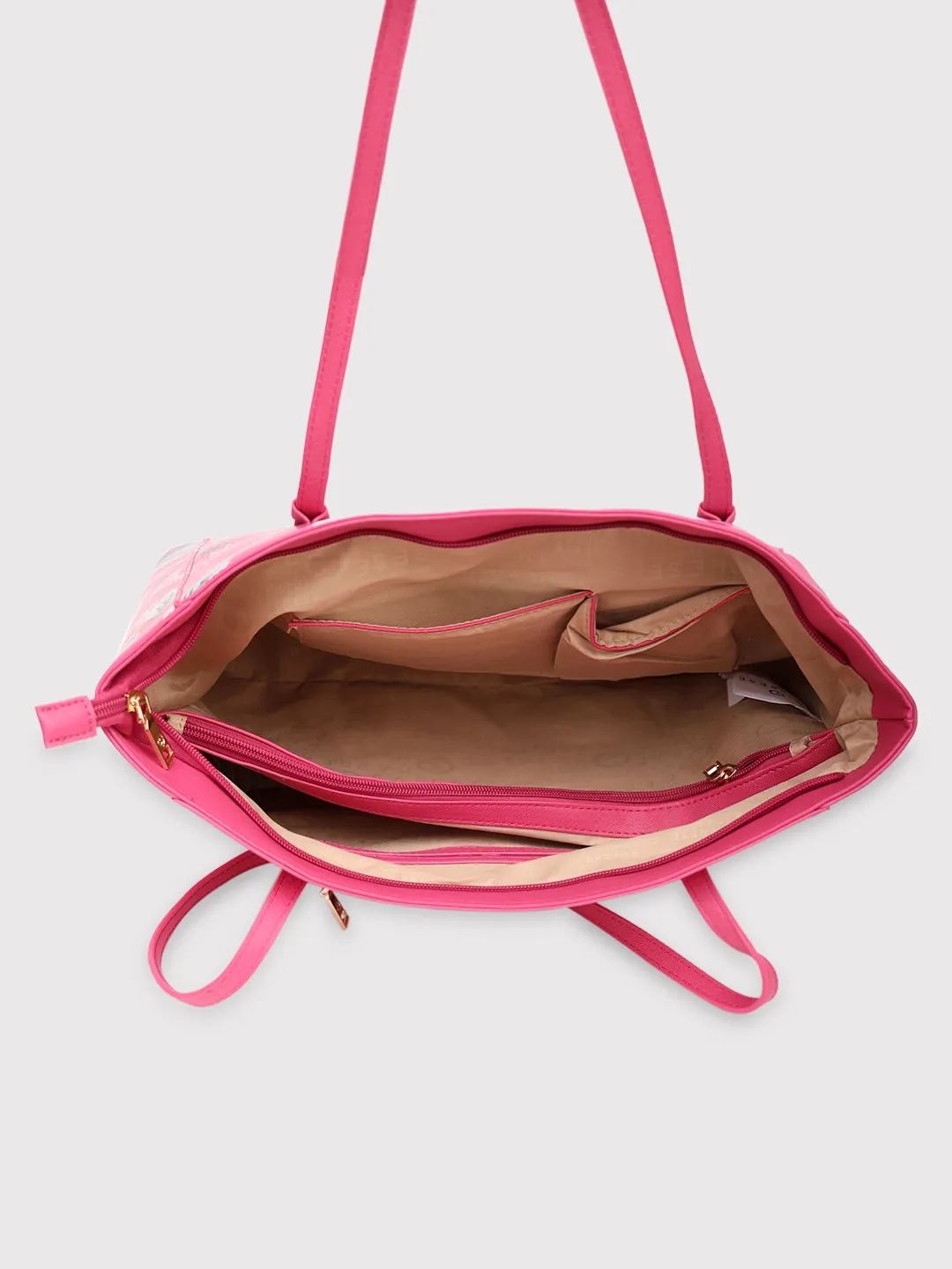 Caprese Gemma Tote Large Dark Pink