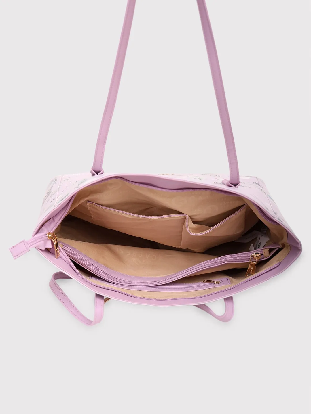 Caprese Gemma Tote Large Dark Pink