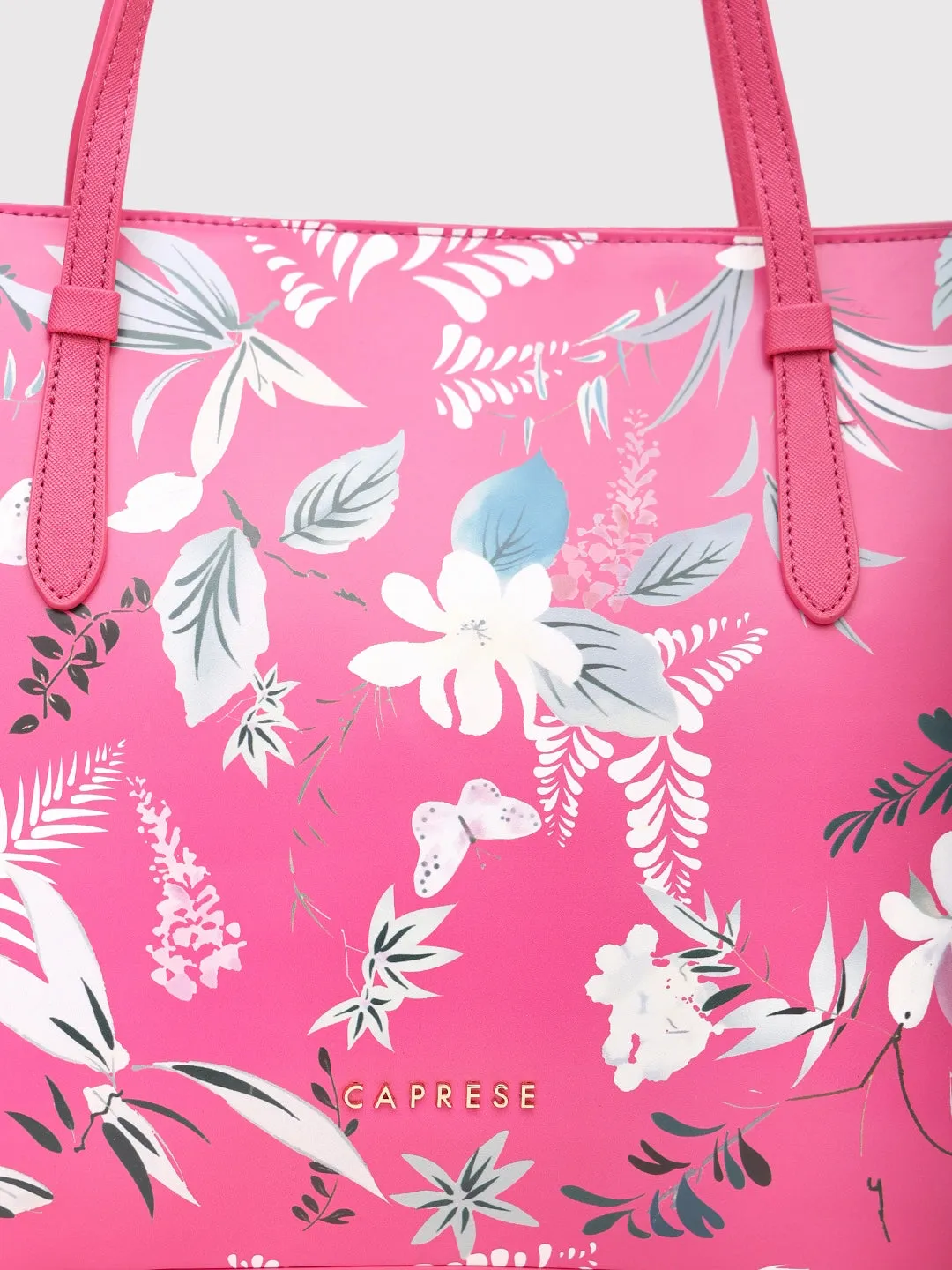 Caprese Gemma Tote Large Dark Pink