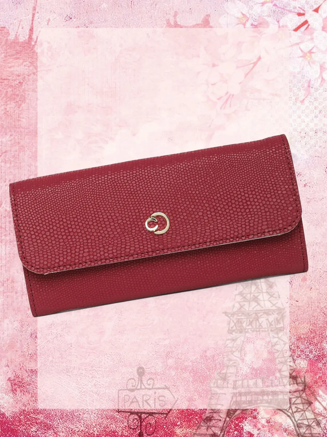 Caprese Helene Wallet Medium Maroon