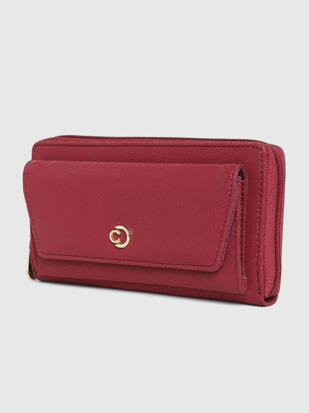 Caprese Ingrid Wallet Medium Maroon