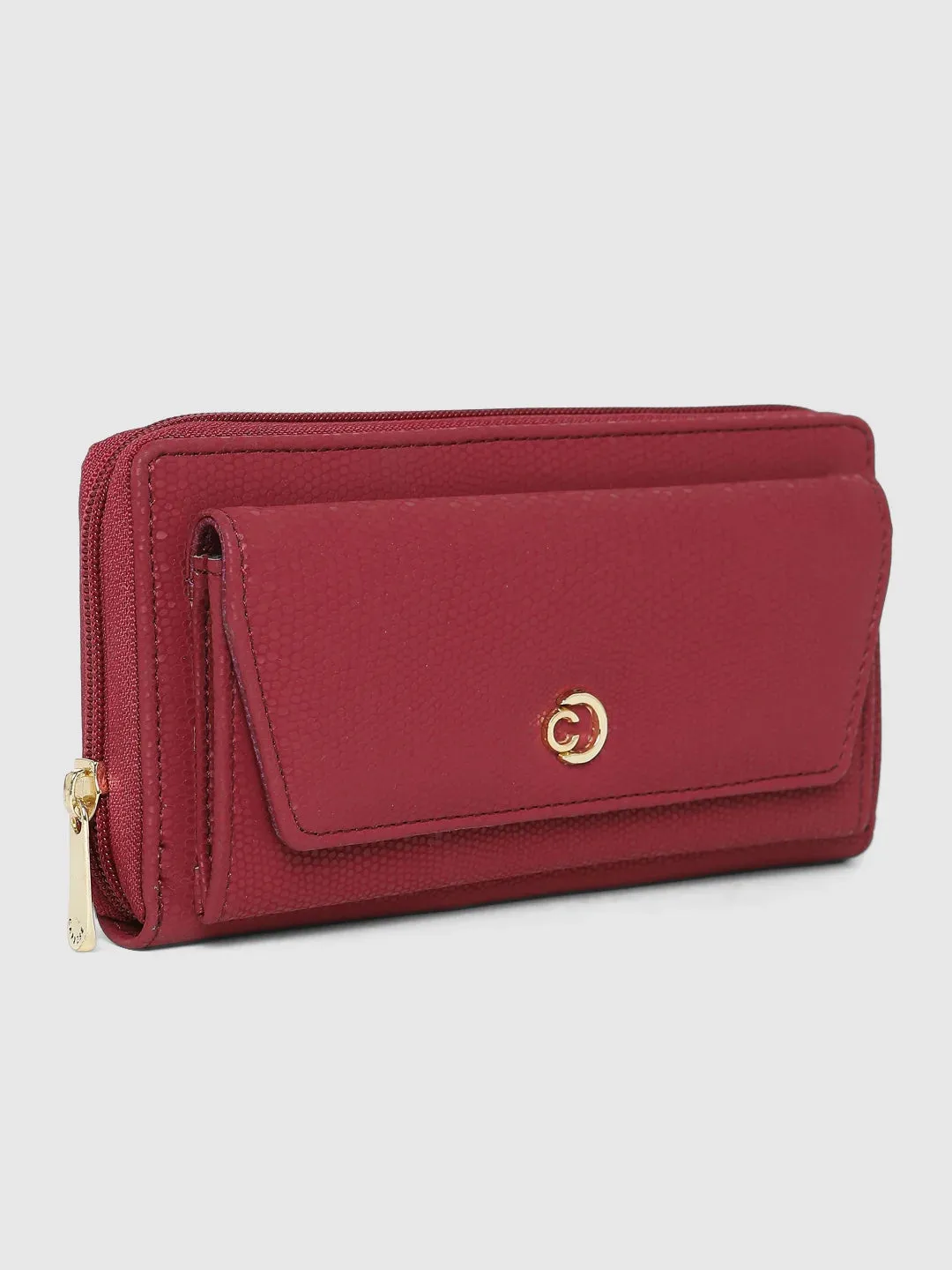 Caprese Ingrid Wallet Medium Maroon