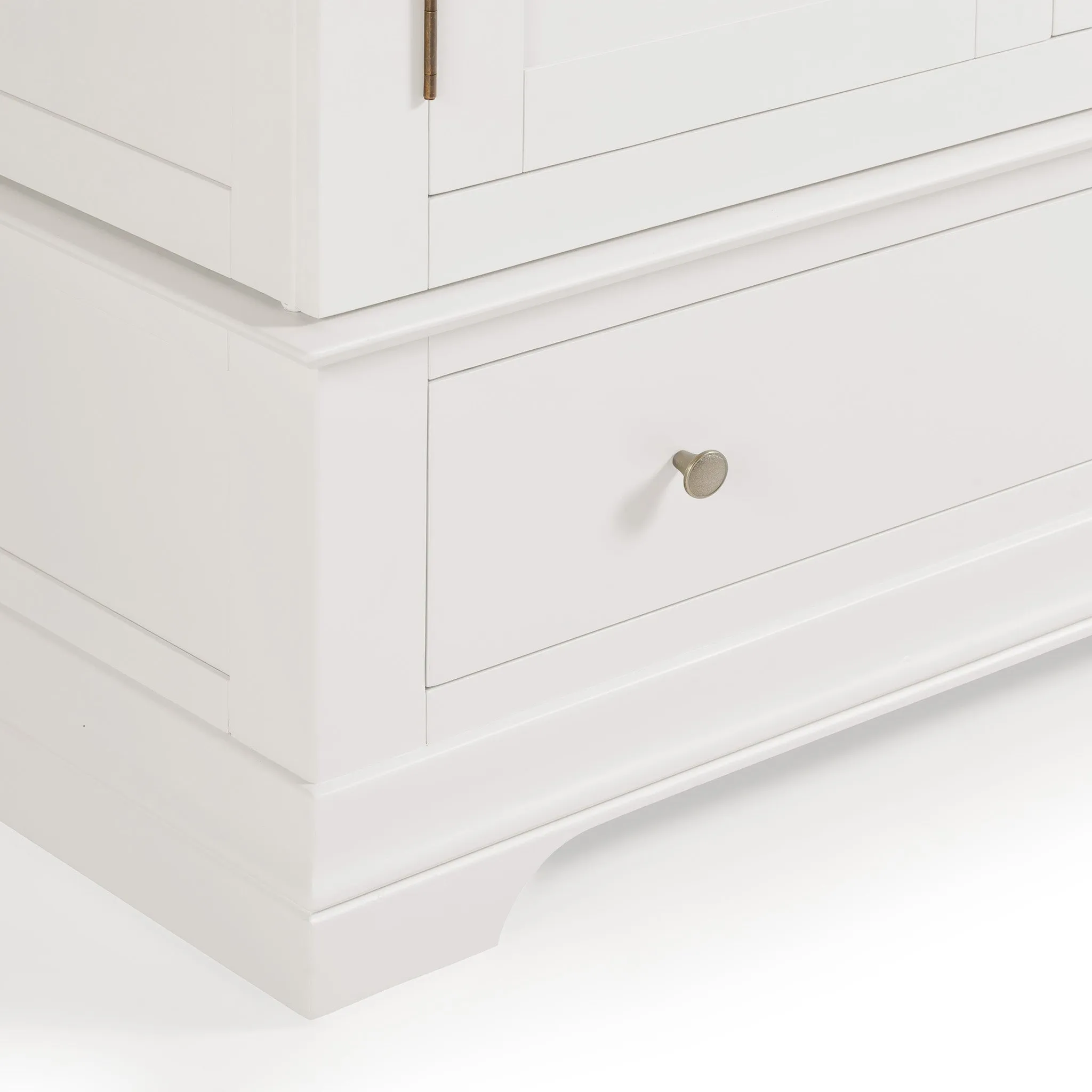 Chalbury Double Wardrobe in Warm White