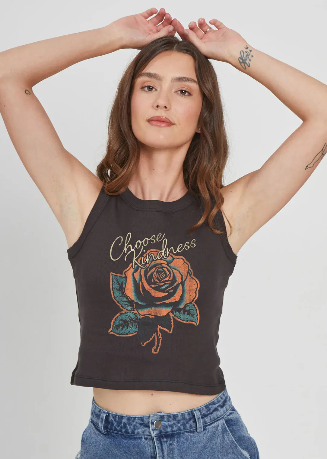 Choose Kindness Tank- Black