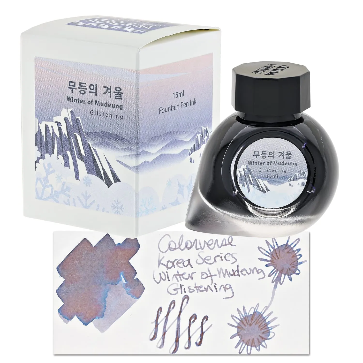 Colorverse Korea Special Bottled Ink in Winter of Mudeung - 15mL